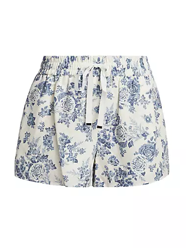 Jillian Linen Floral Shorts