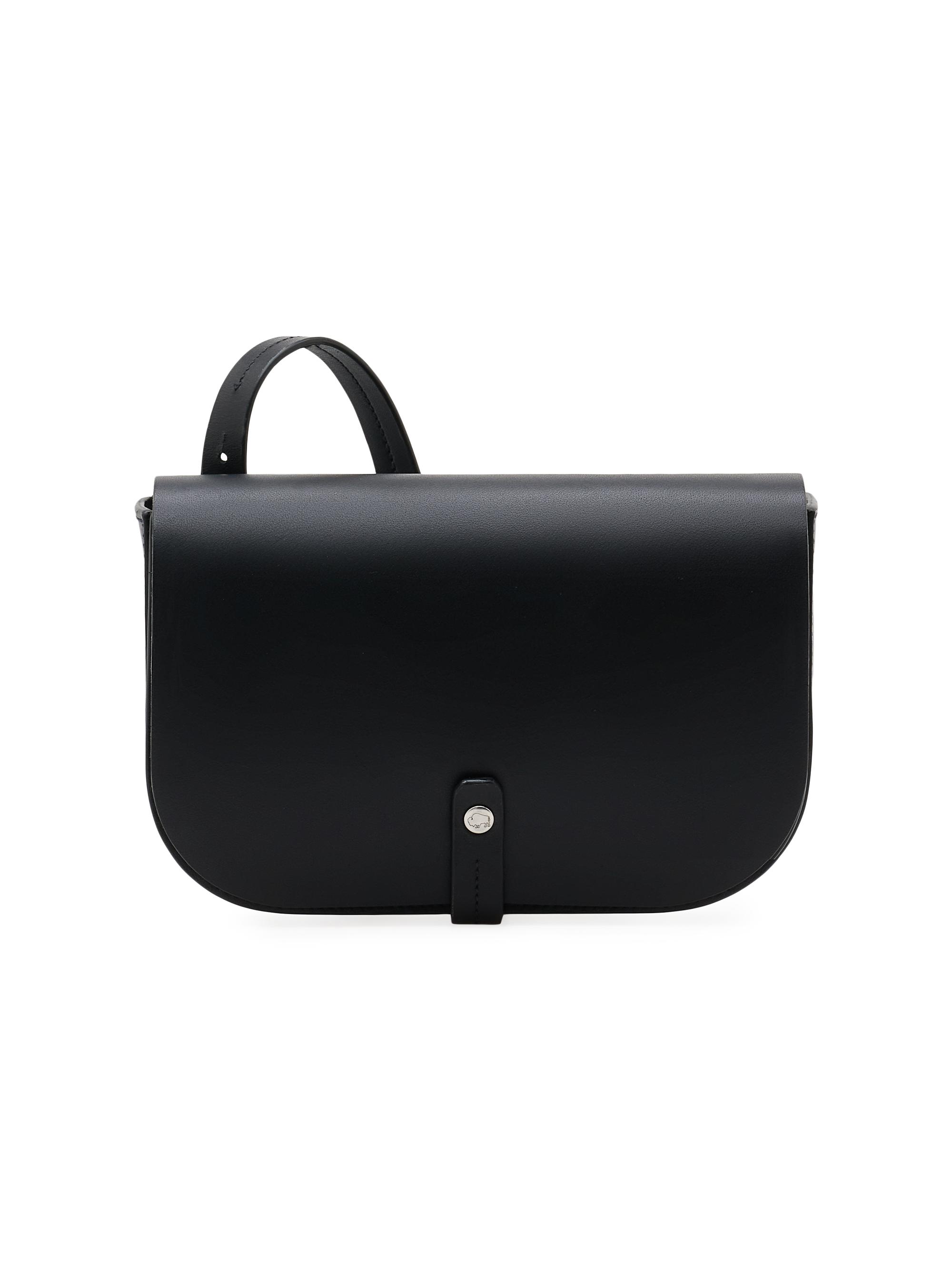 Il Bisonte Women's Tondina Leather Crossbody Bag - Nero