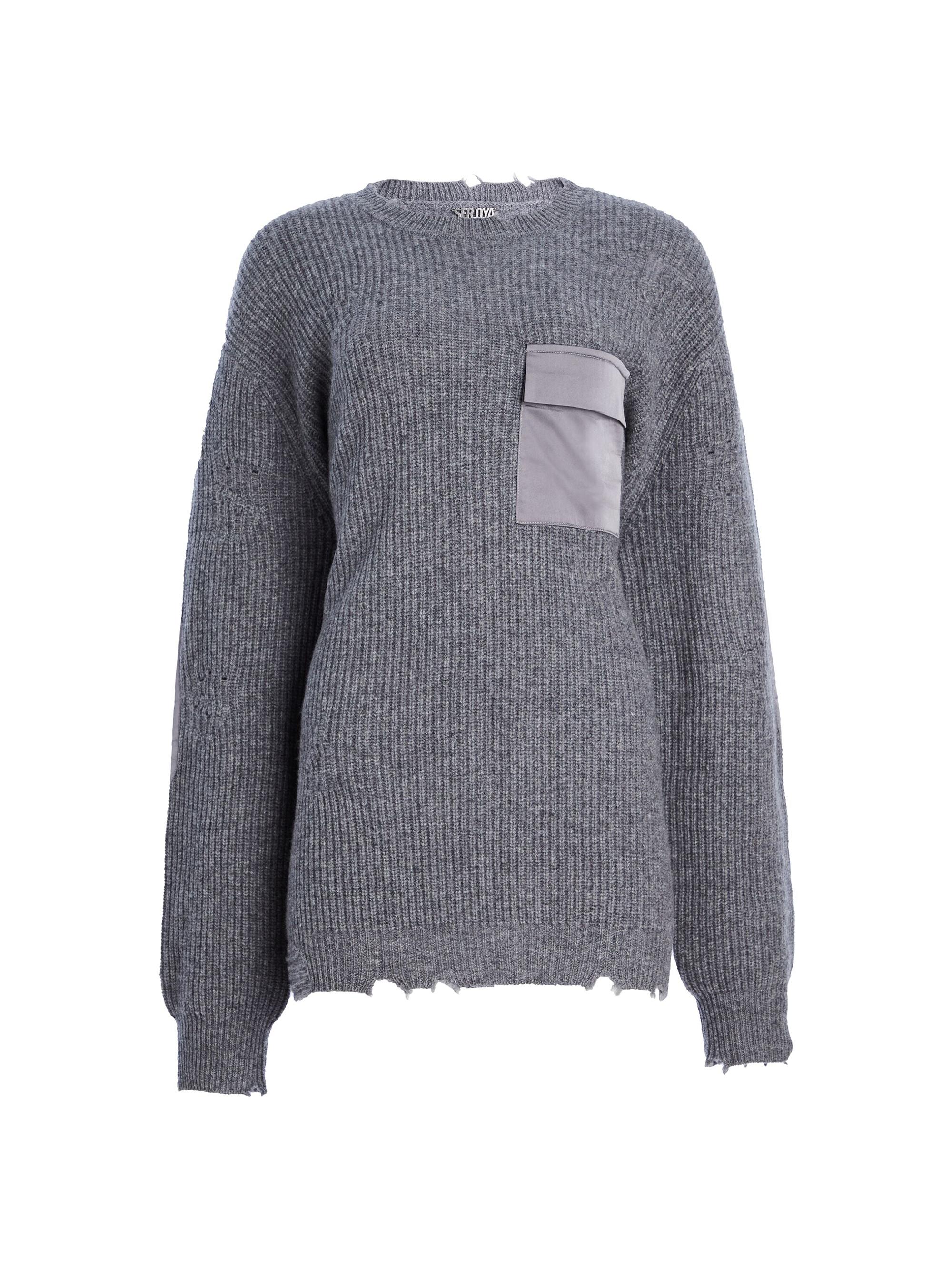 Ser.o.ya Women's Devin Wool Sweater - Wool Pewter