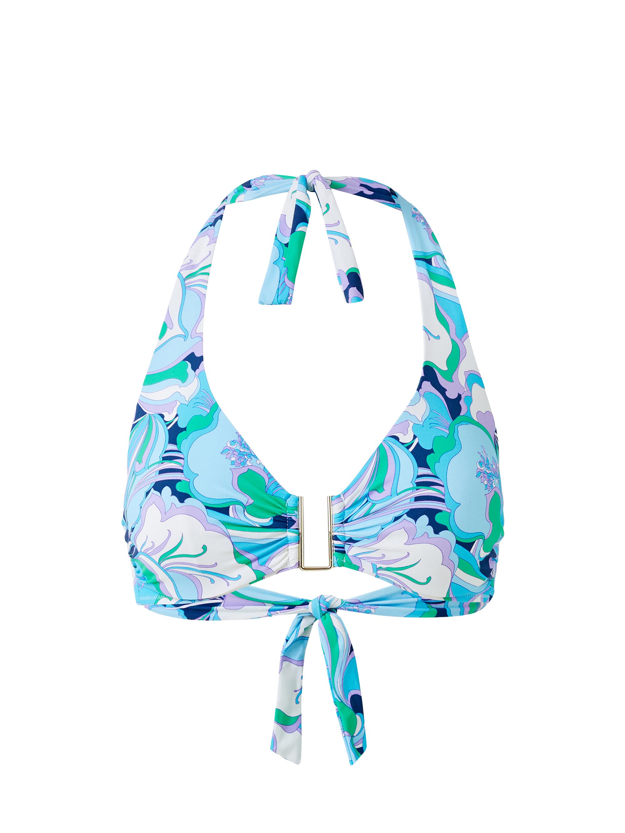 Melissa Odabash Women's Colombia Floral Halter Bikini Top - Bloom