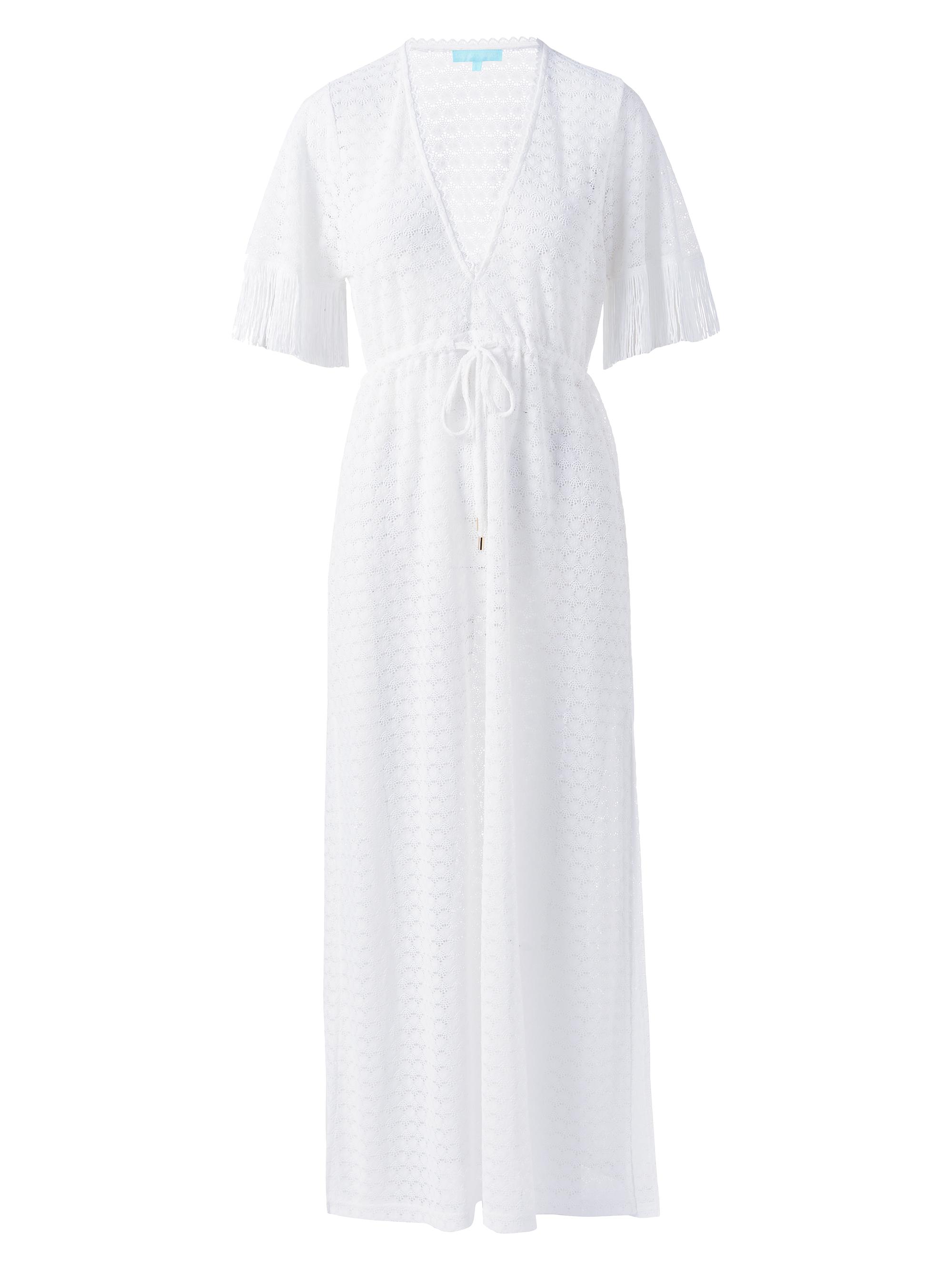 Melissa Odabash Women's Phoebe Kaftan Cover-Up Maxi Dress - White