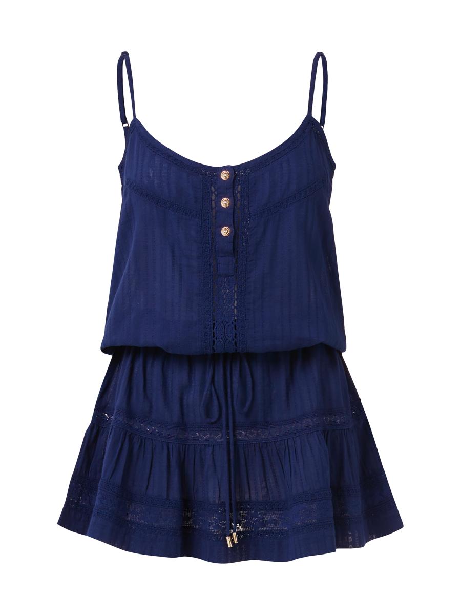 Melissa Odabash Kelly Crochet-Trimmed Caftan Minidress | Saks Fifth Avenue