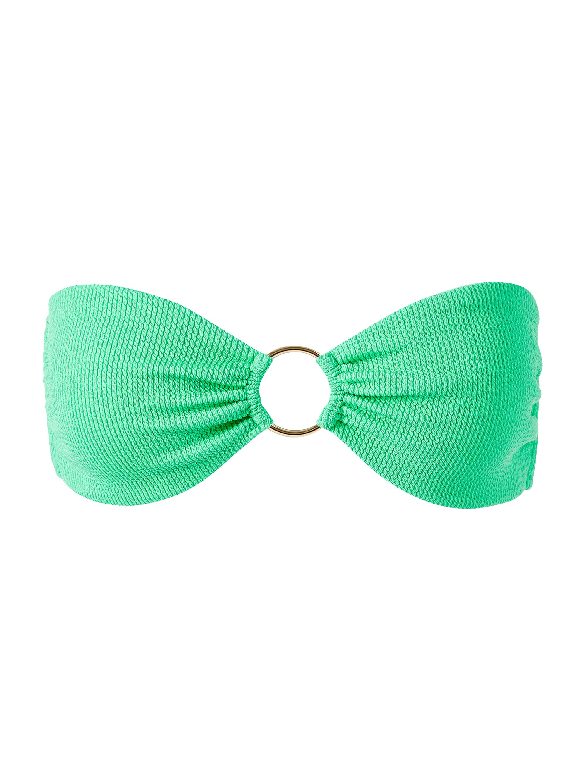 Melissa Odabash Women's Melbourne Bandeau Bikini Top - Green Ridges