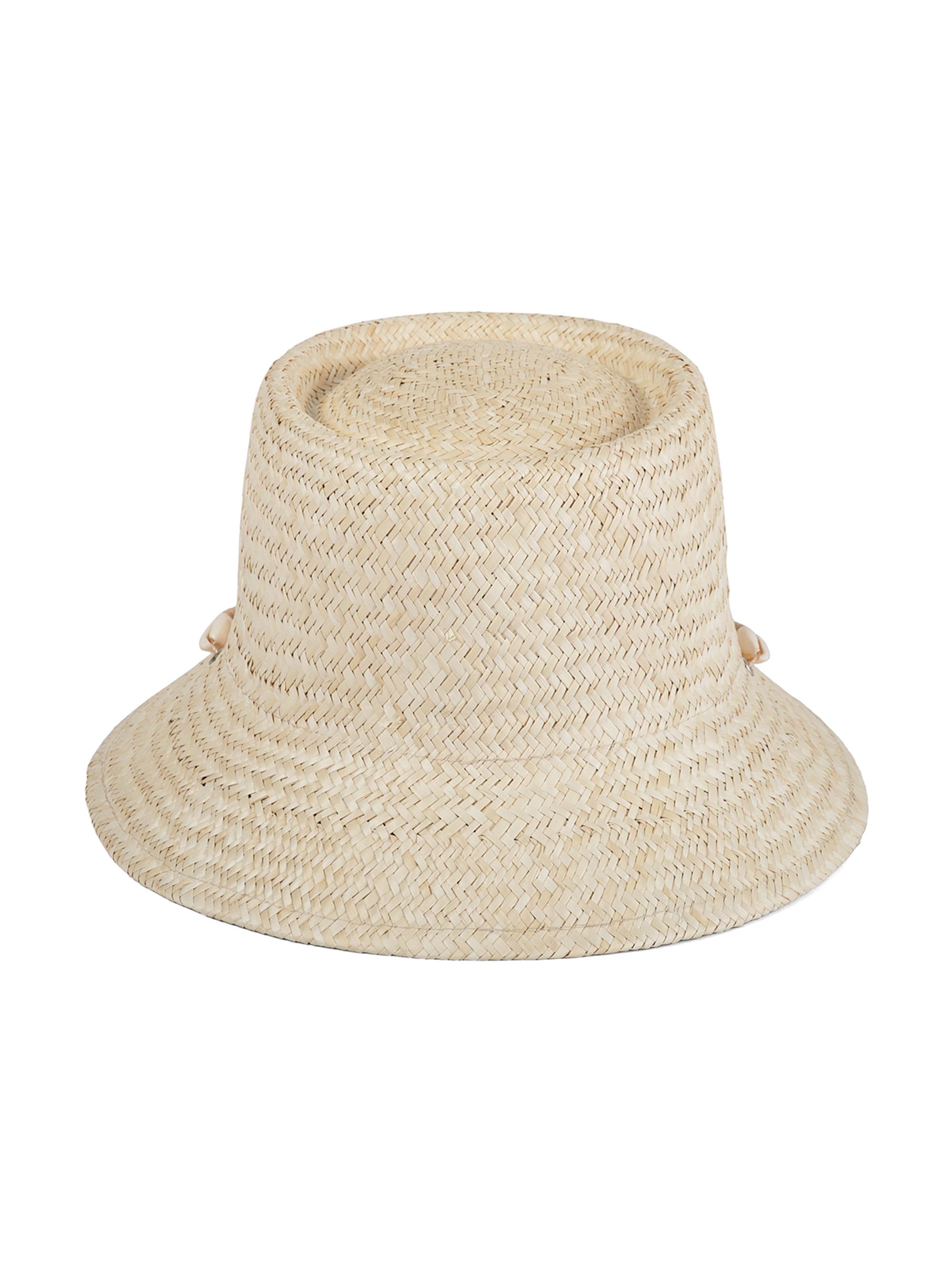 Lack of Color Seashell-Embellished Straw Bucket Hat | Saks 