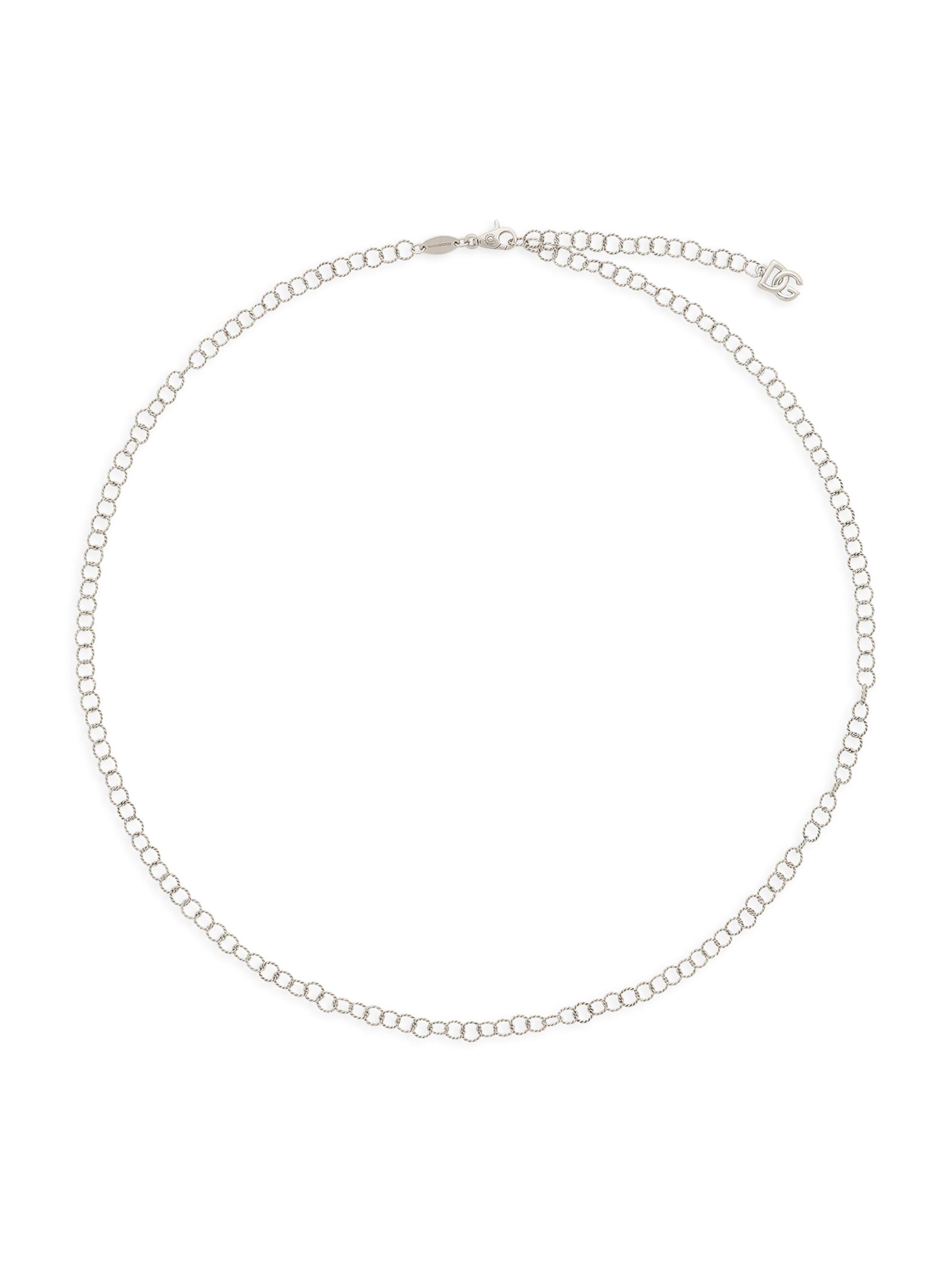 Dolce & Gabbana Women's Spare Parts 18K White Gold Chain Necklace/24" - White Gold