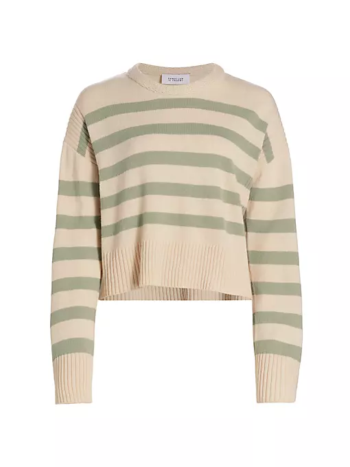 Derek Lam 10 Crosby - Farah Stripe Wool Sweater