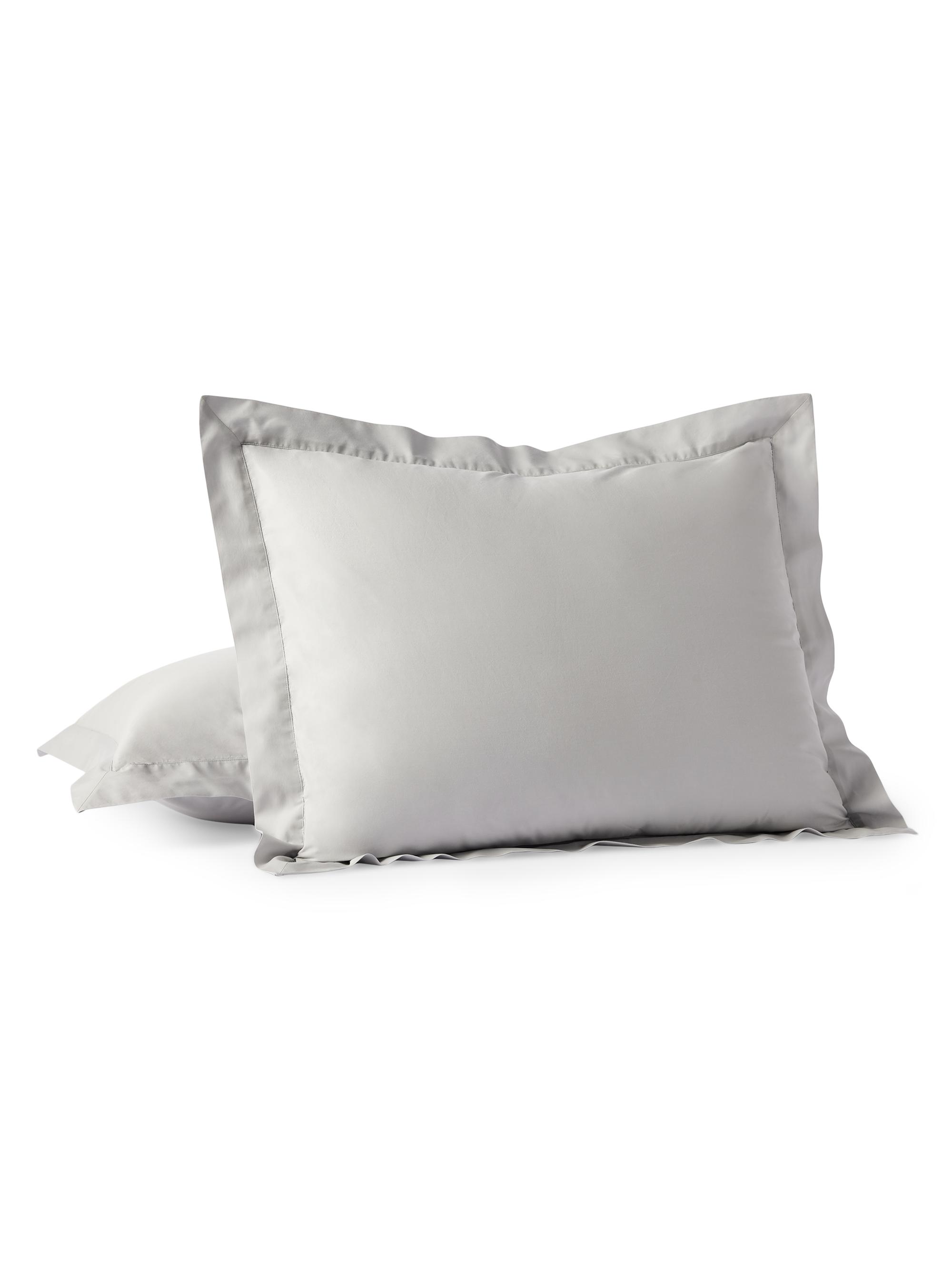 Coyuchi Refined Organic Percale Sham - Seafoam King