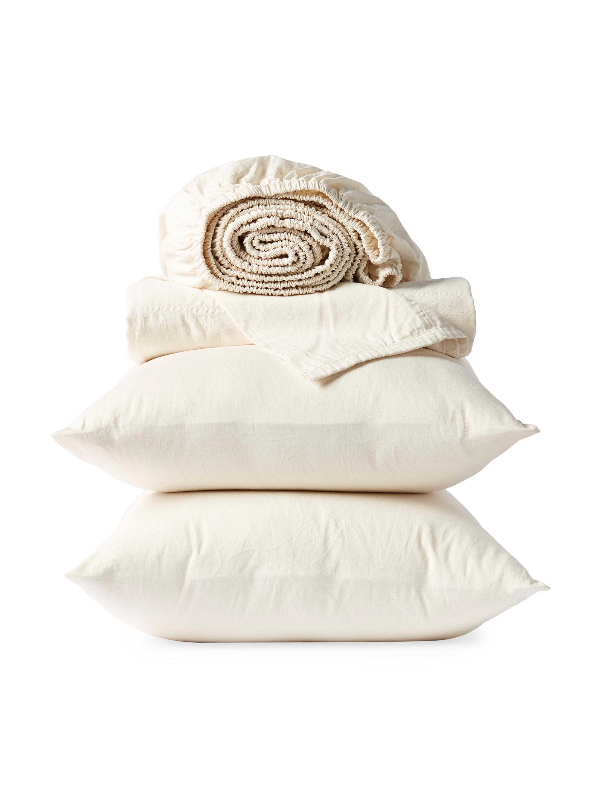 Coyuchi Cloud Soft Organic Sateen Sheet Set - Seal Queen