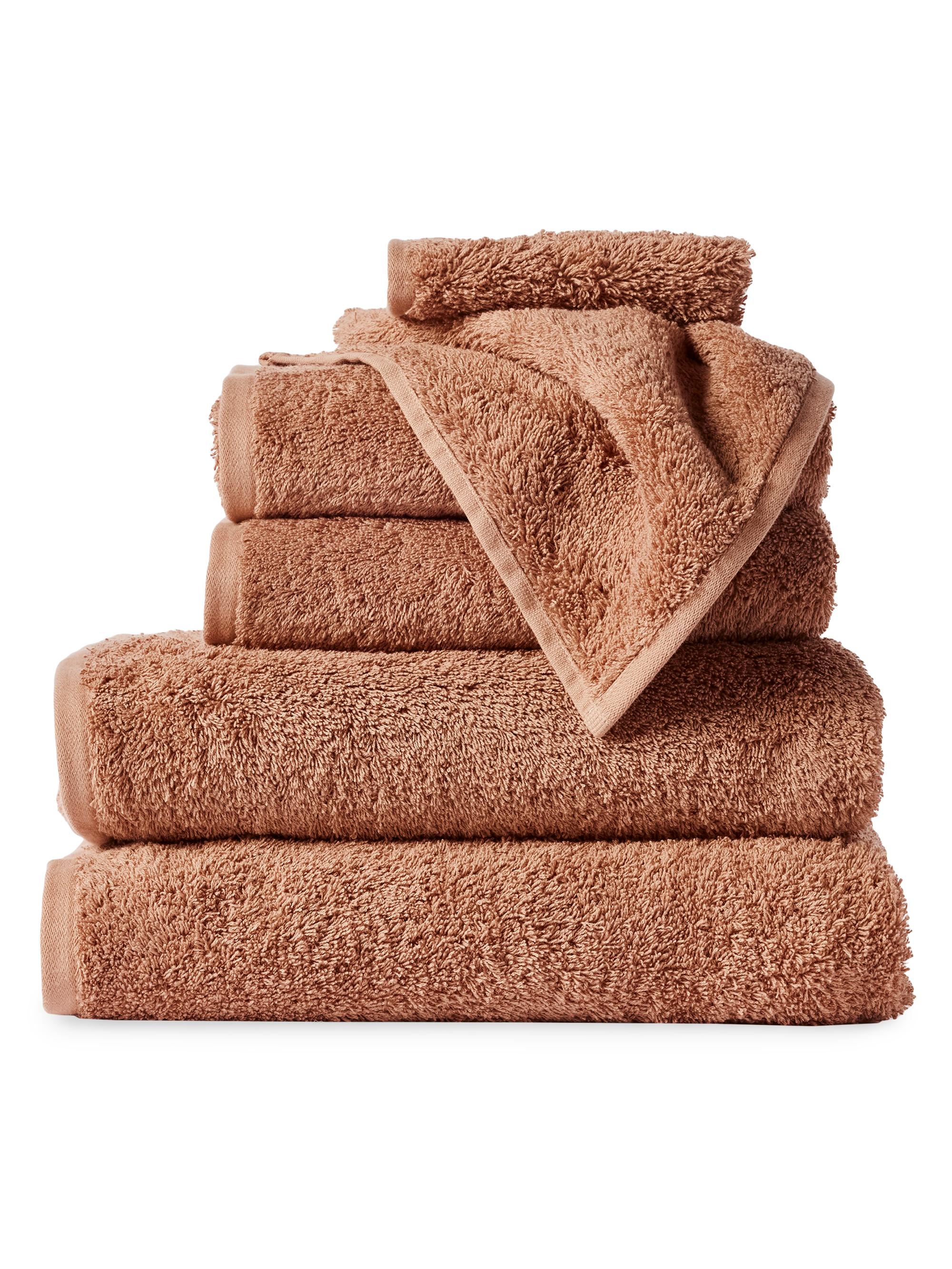 Coyuchi Cloud Loom Organic Towel Set of 6 - Seafoam