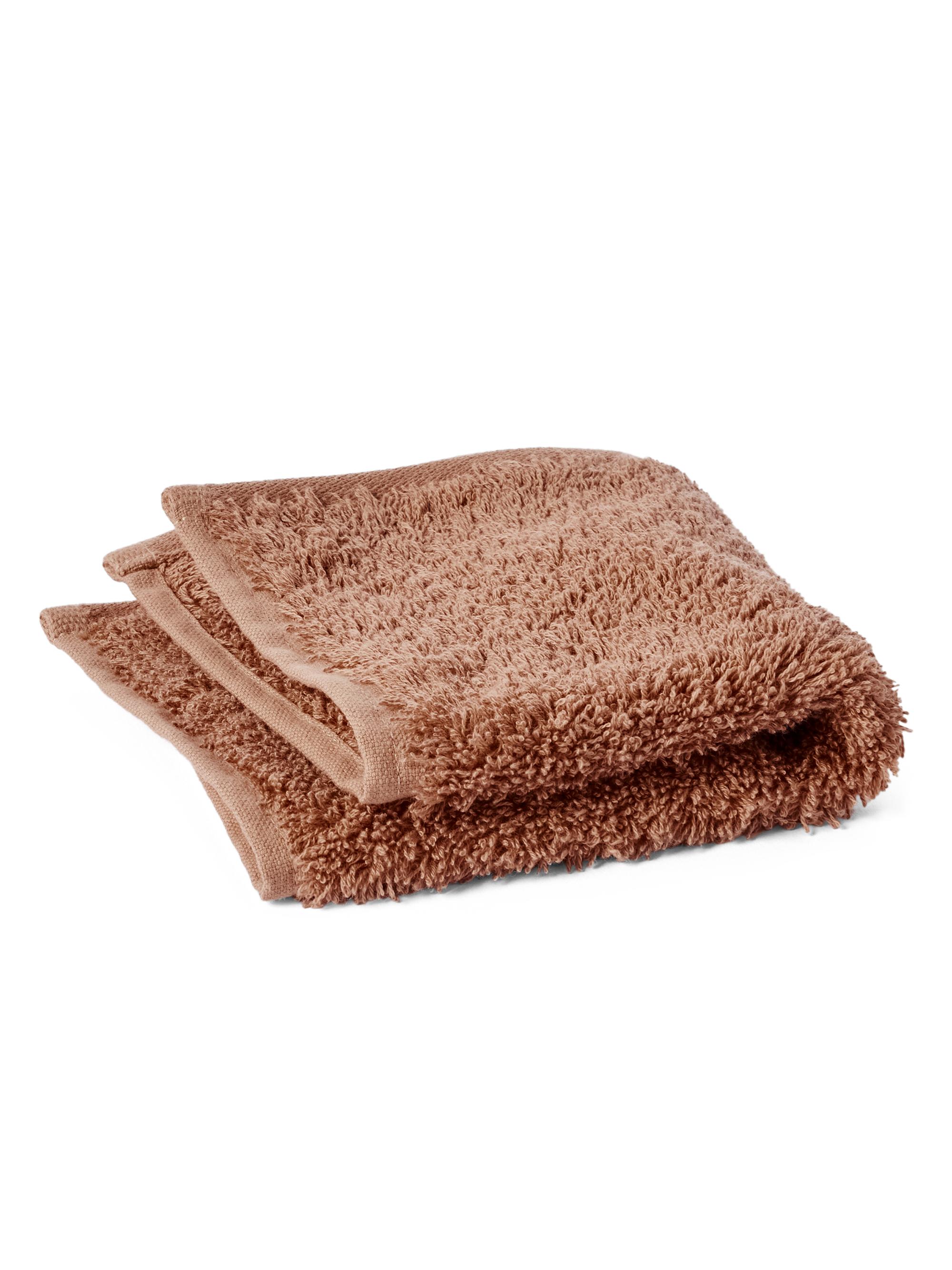 Coyuchi Cloud Loom Organic Wash Cloth - Praline