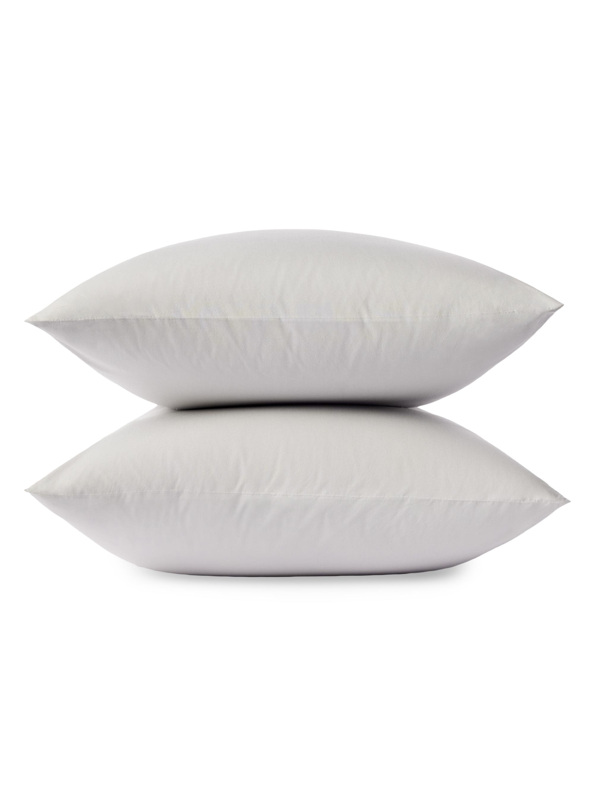 Coyuchi 300 TC Organic Percale Pillowcase Set - Seafoam King