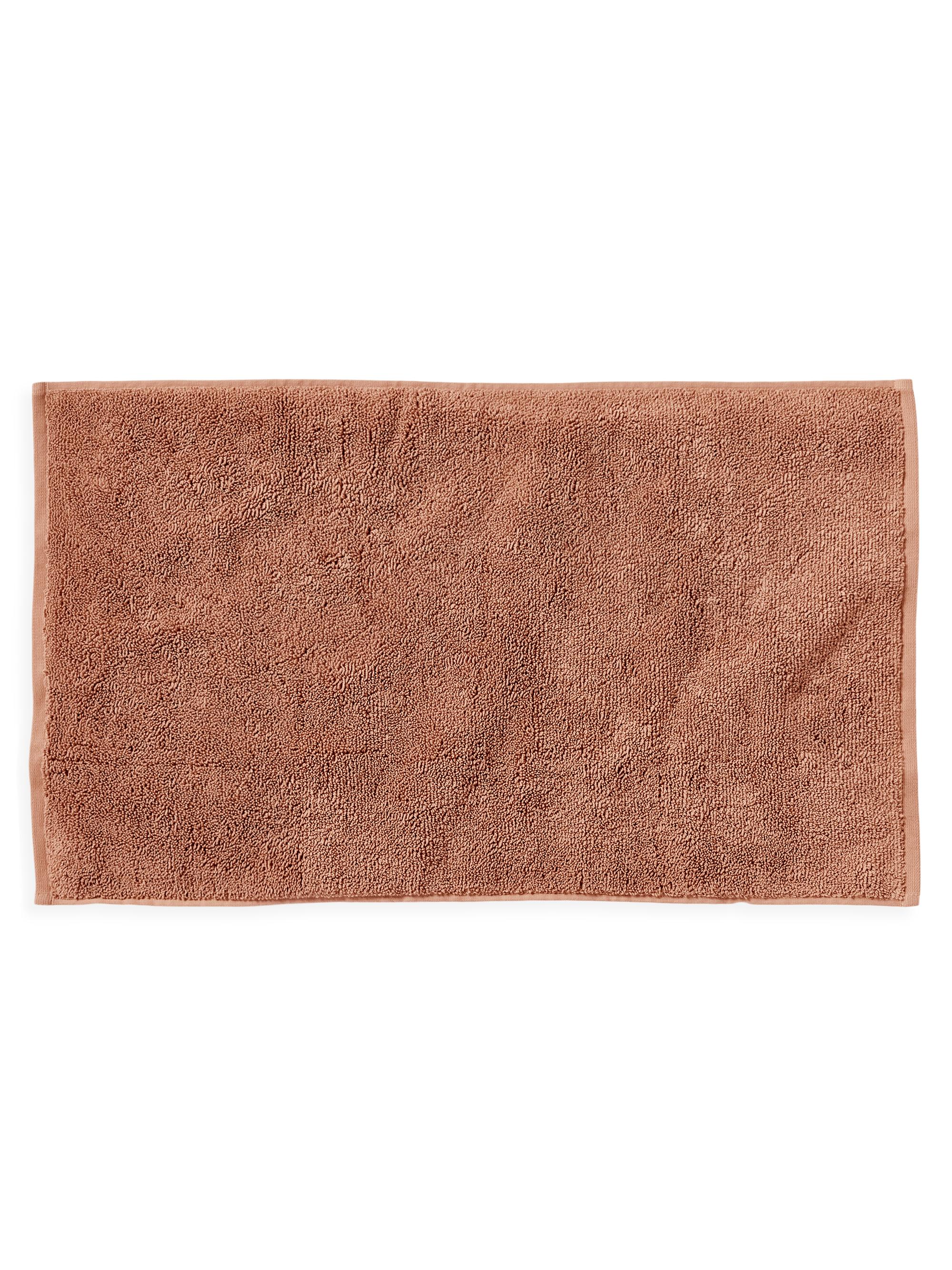 Coyuchi Cloud Loom Organic Bath Mat - Fossil