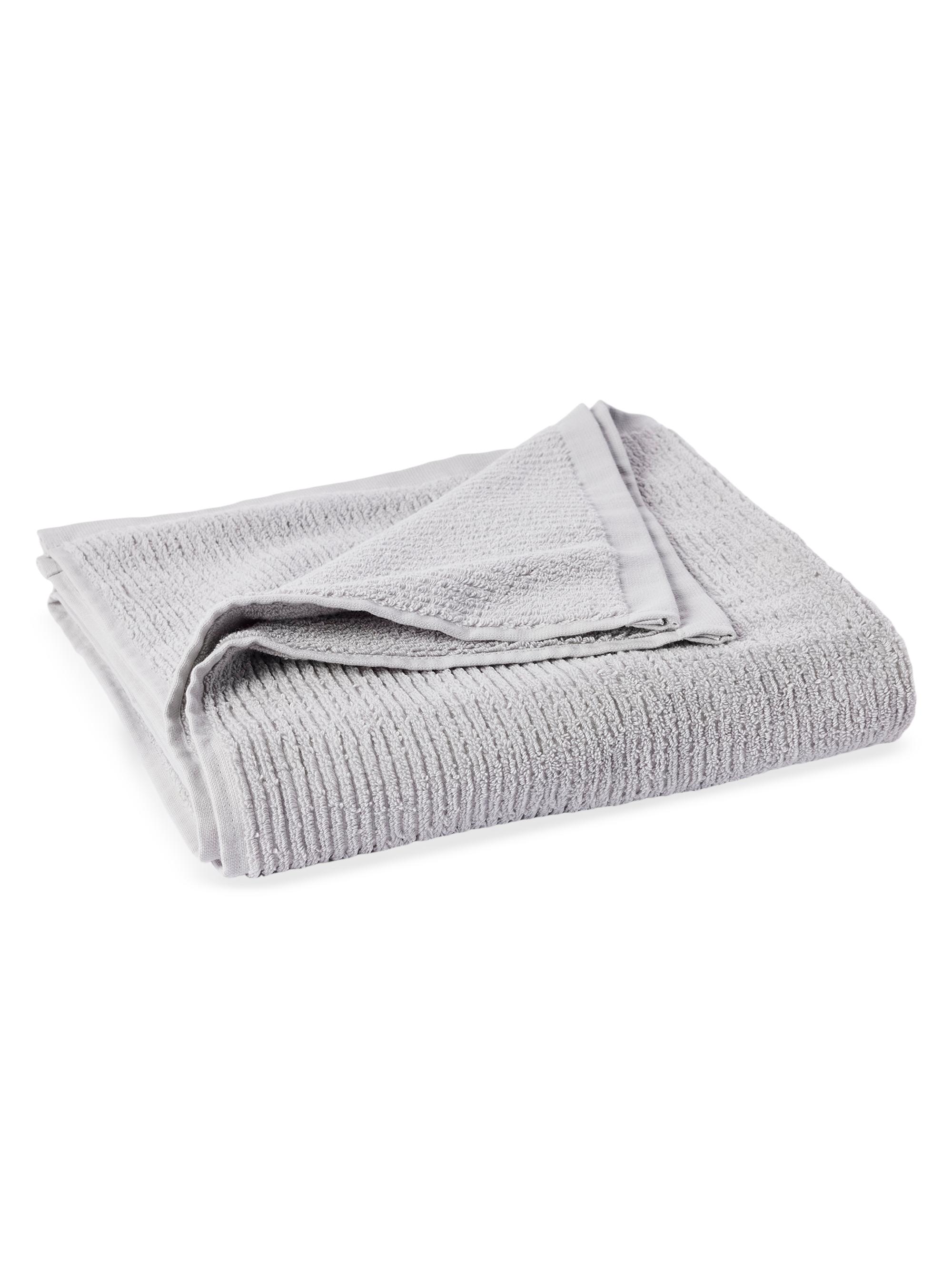 Coyuchi Temescal Organic Ribbed Bath Towel - Seal