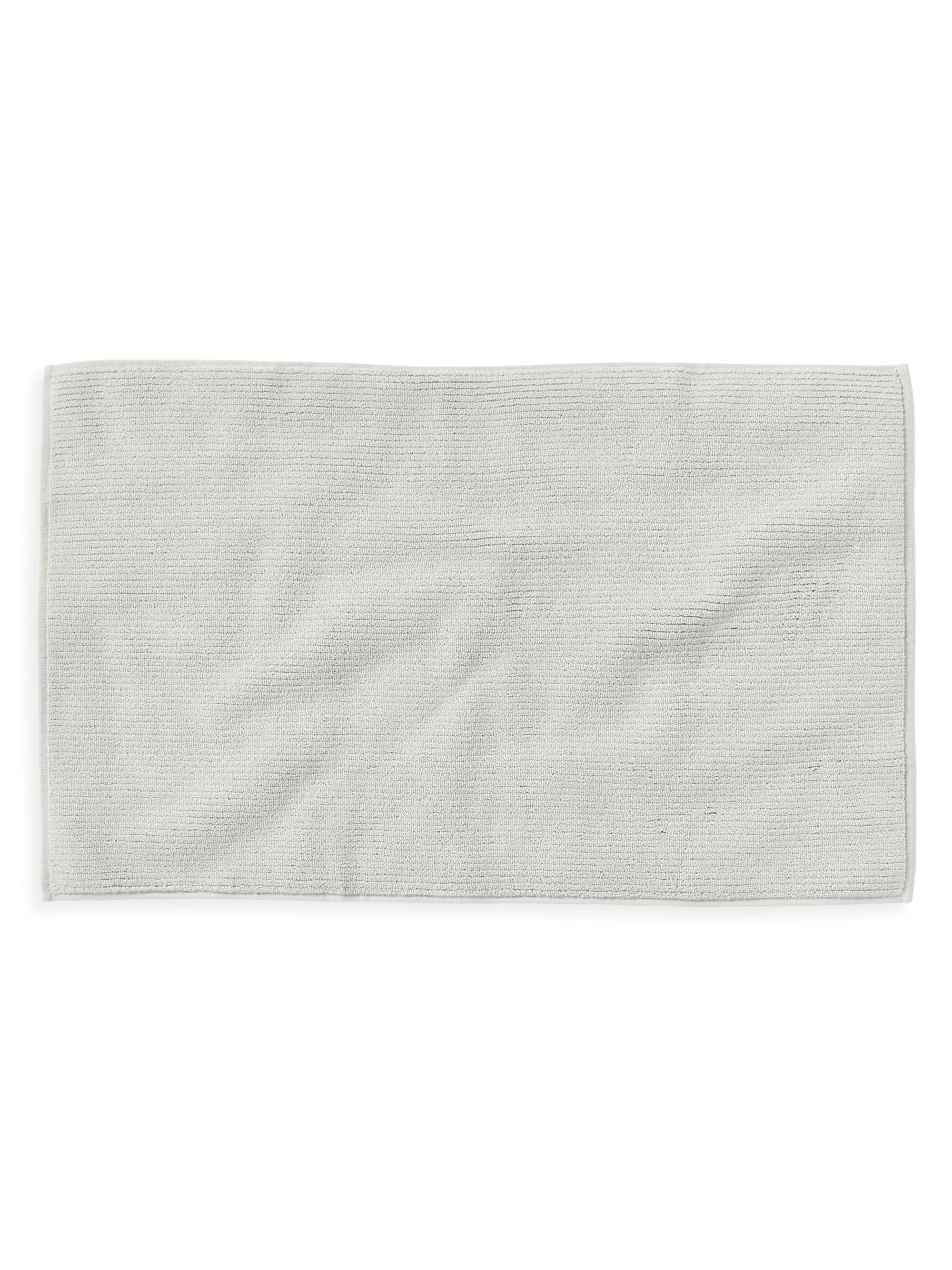 Coyuchi Temescal Organic Ribbed Bath Mat - Seal