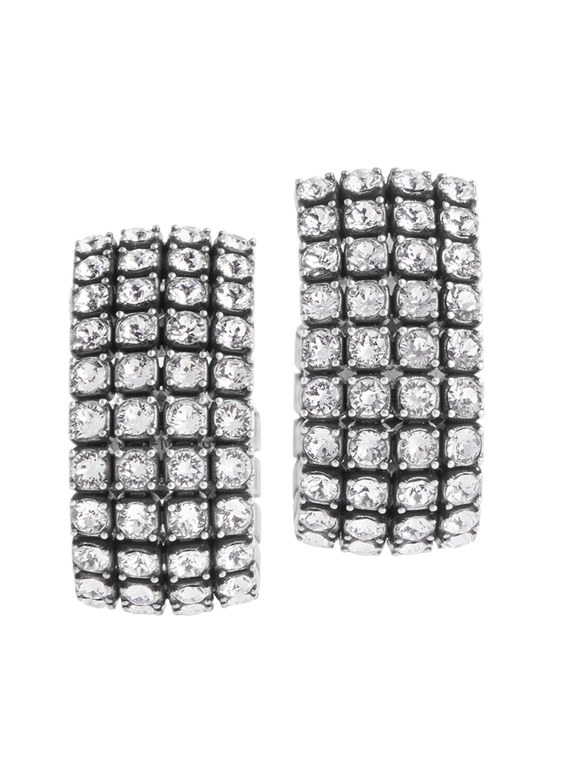 Balenciaga Women's Glam Ear Cuffs - Antique Silver
