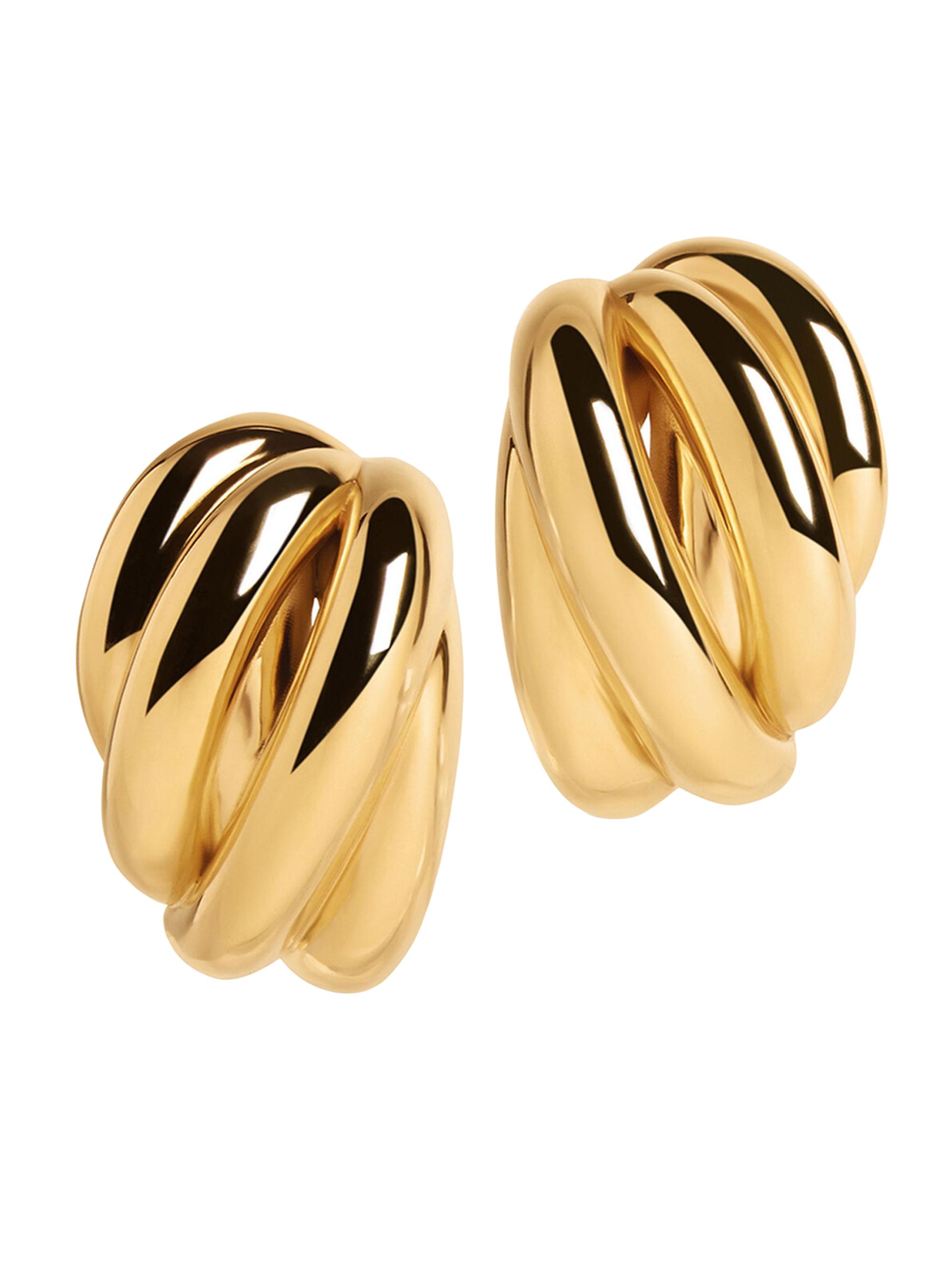 Balenciaga Women's Saturne Earrings - Gold