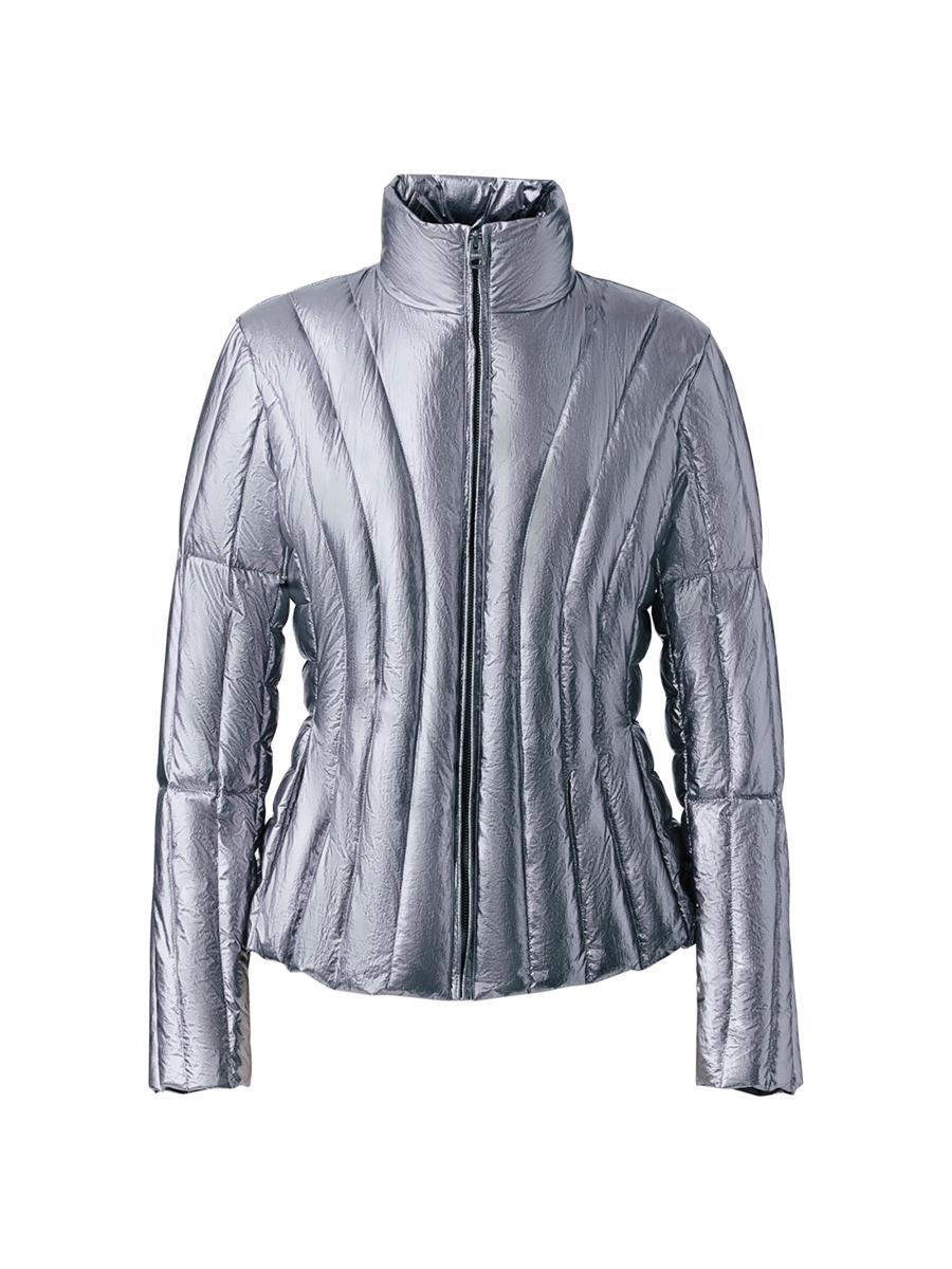 Mackage Lany Metallic Quilted Down Jacket | Saks Fifth Avenue