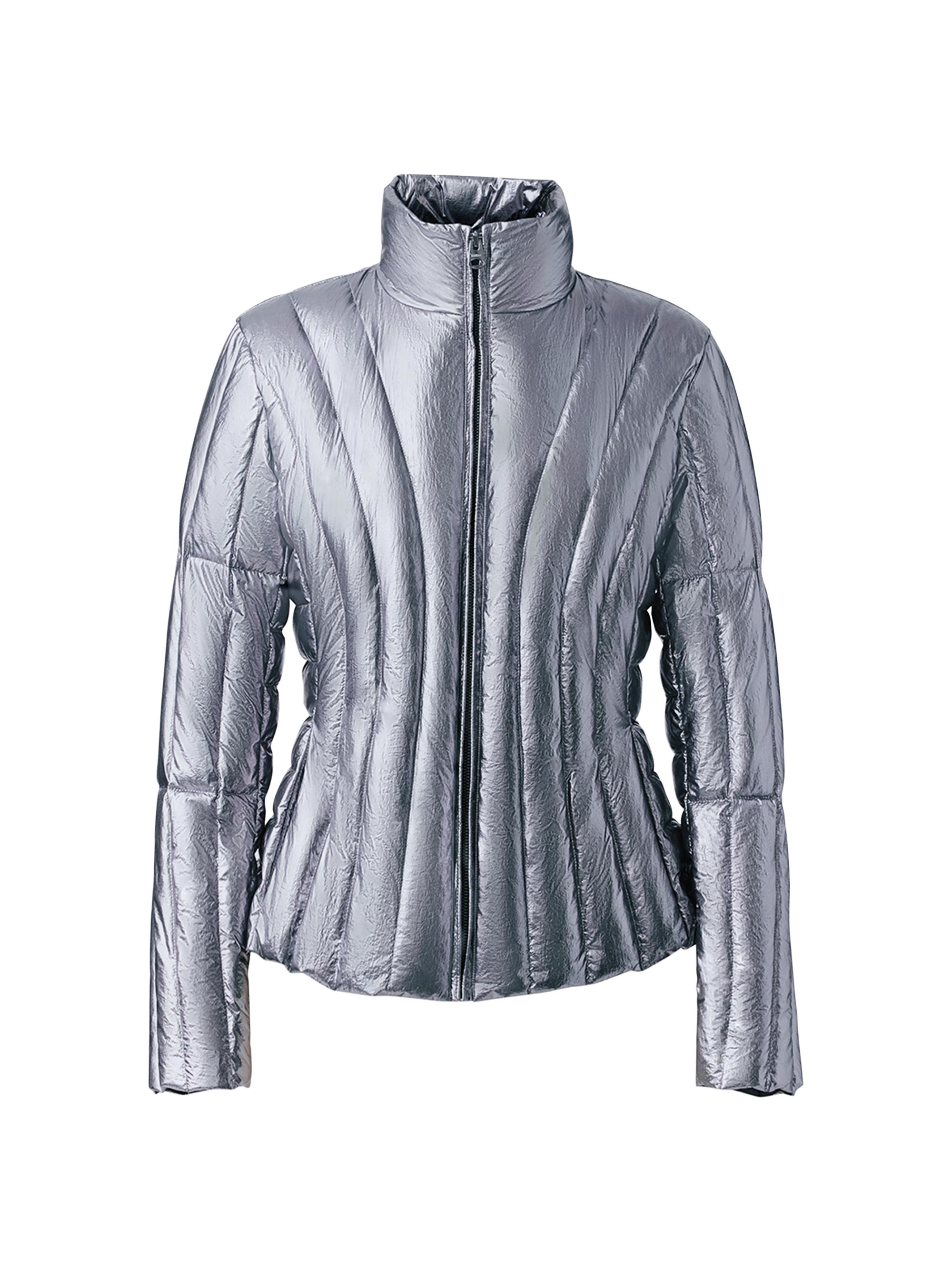 Mackage Women's Lany Metallic Quilted Down Jacket - Gunmetal