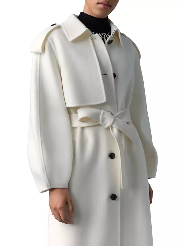 Shop Mackage Ceyla Double-Face Wool Belted Coat | Saks Fifth Shop Mackage Ceyla Double-Face Wool Belted Coat | Saks Fifth