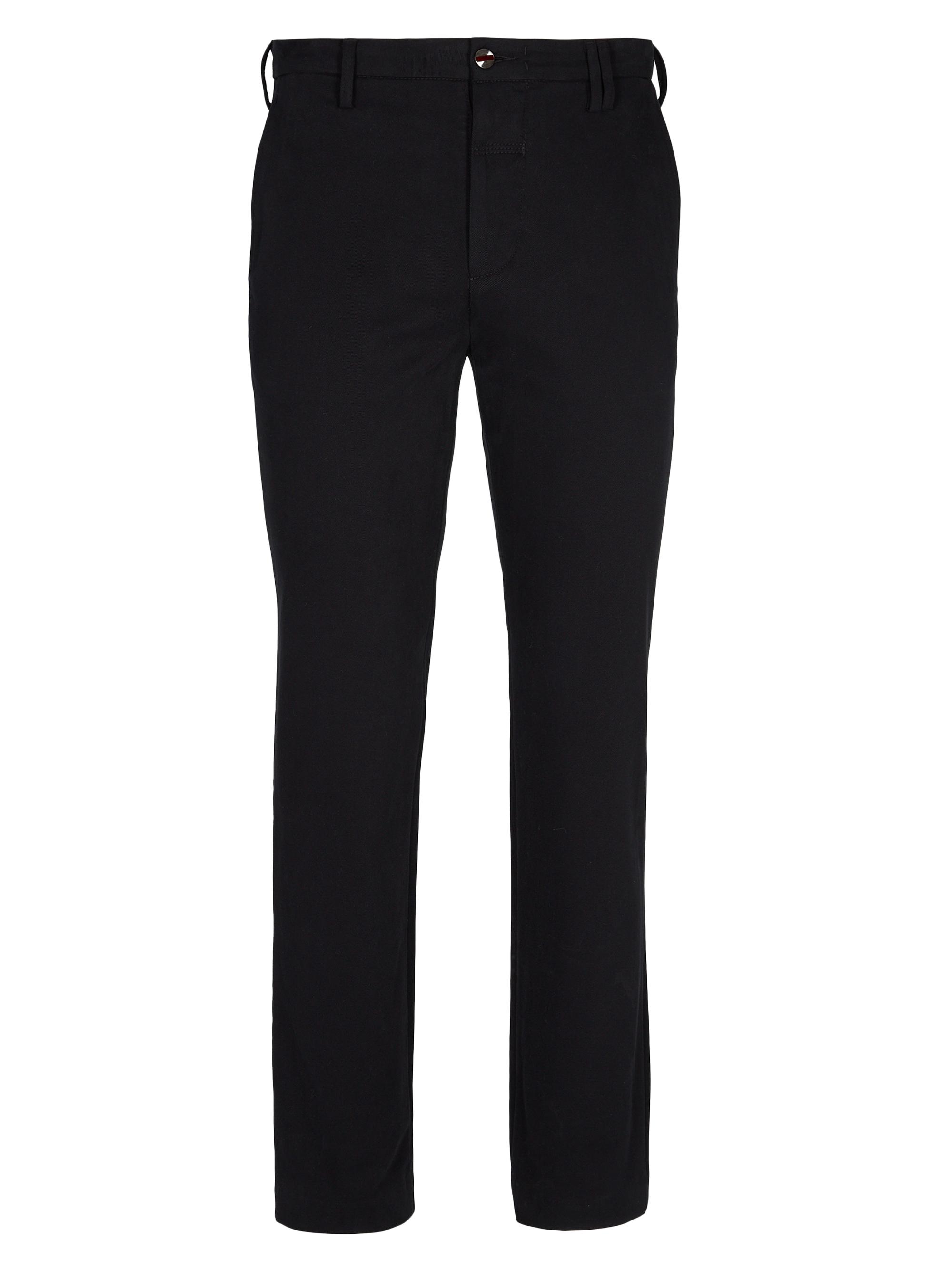 Vayder Men's Cotton Wide-Leg Chino Pants - Black