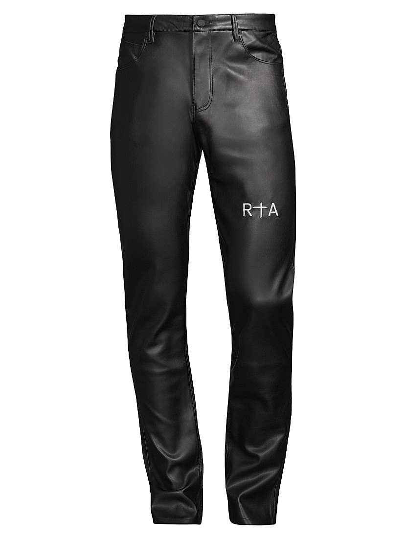 Shop RTA Bryant Faux Leather Pants | Saks Fifth Avenue Shop RTA Bryant Faux Leather Pants | Saks Fifth Avenue