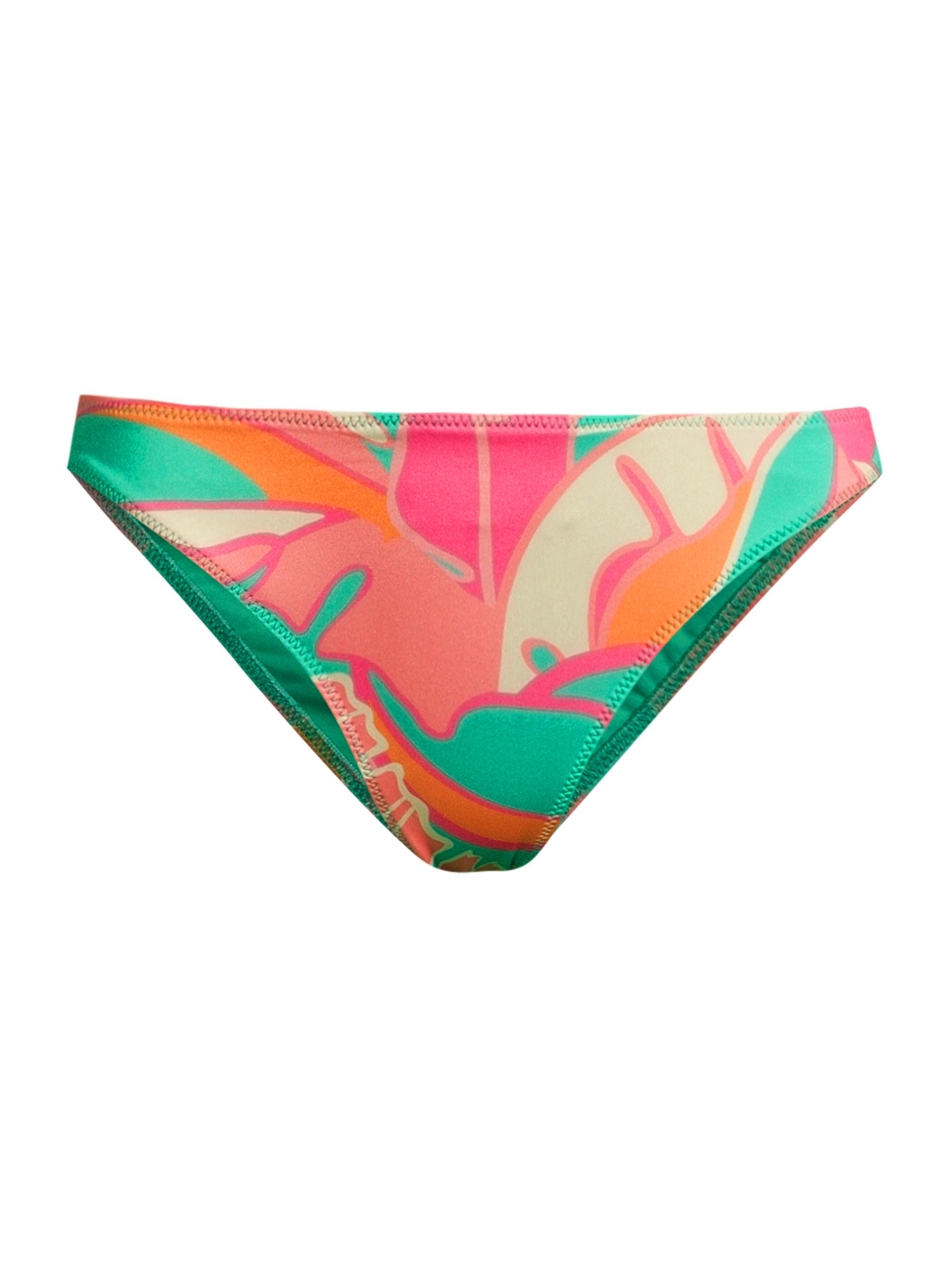 Ramy Brook Women's Isla Palm-Print Bikini Bottom - Light Exotic Palm