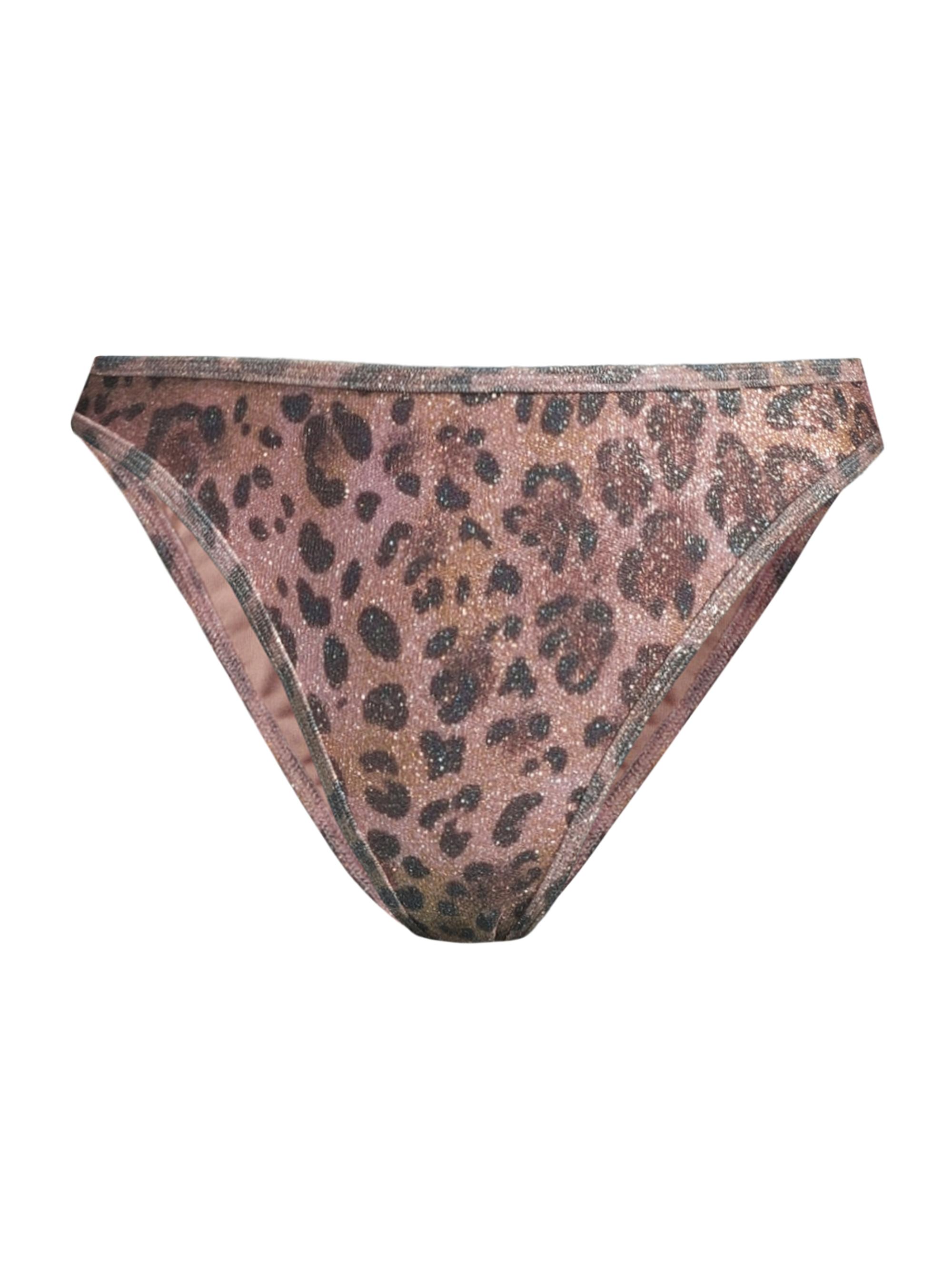 Ramy Brook Women's Isla Bikini Bottom - Rose Gold Sparkle