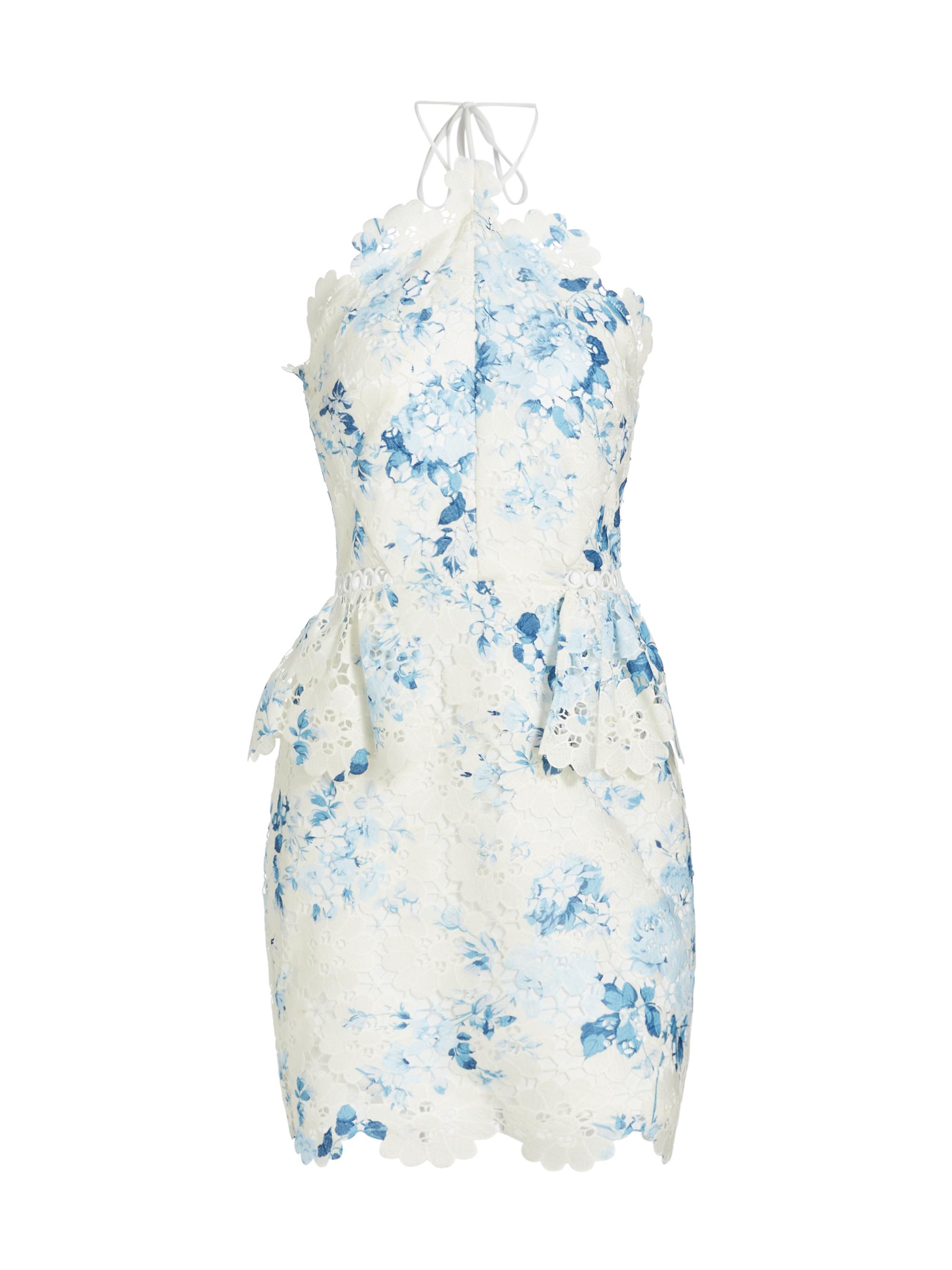 Elliatt Women's Wisteria Printed Lace Minidress