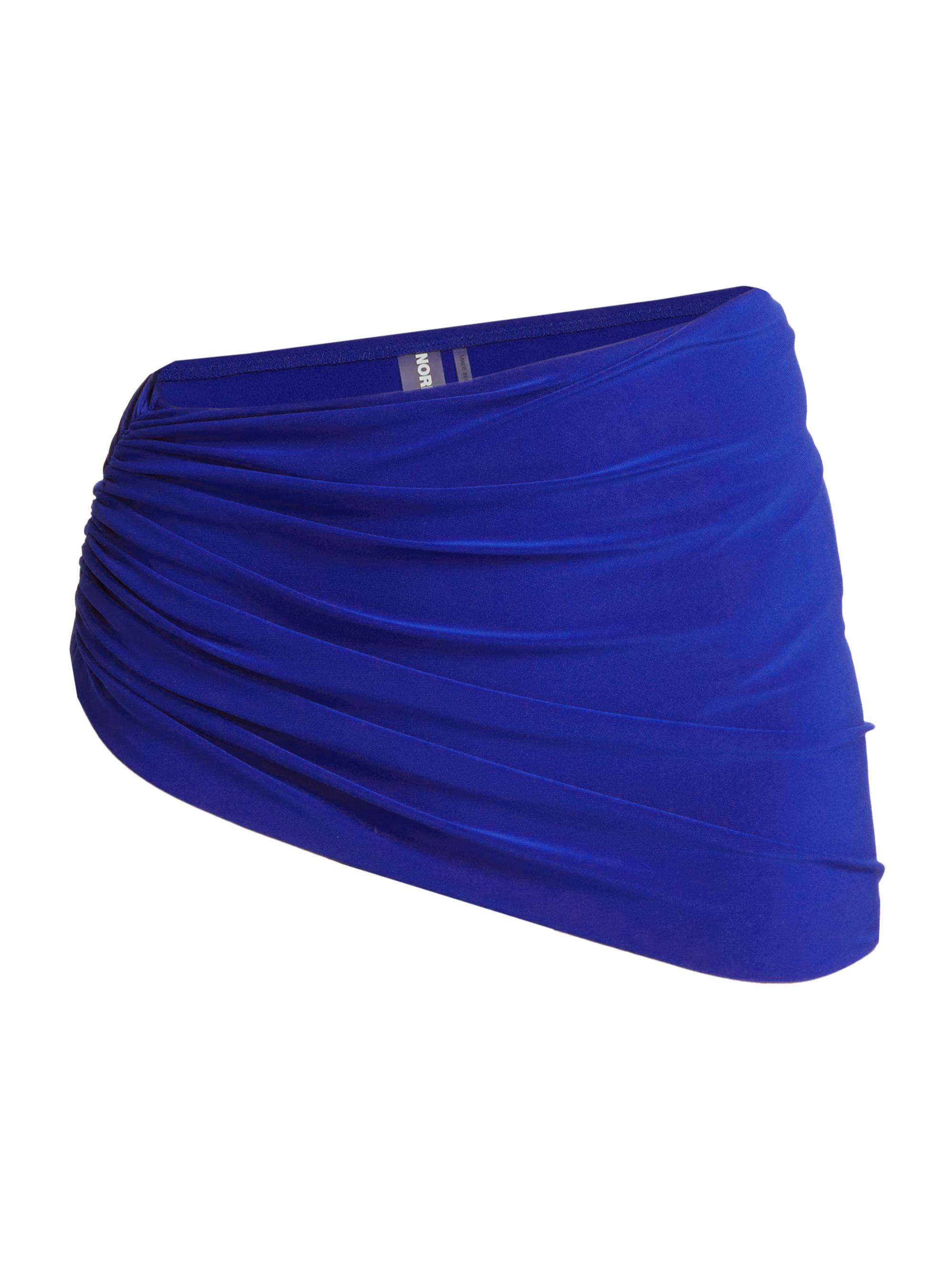 Norma Kamali Women's Diana Asymmetric Bikini Bottom - Tiger Red