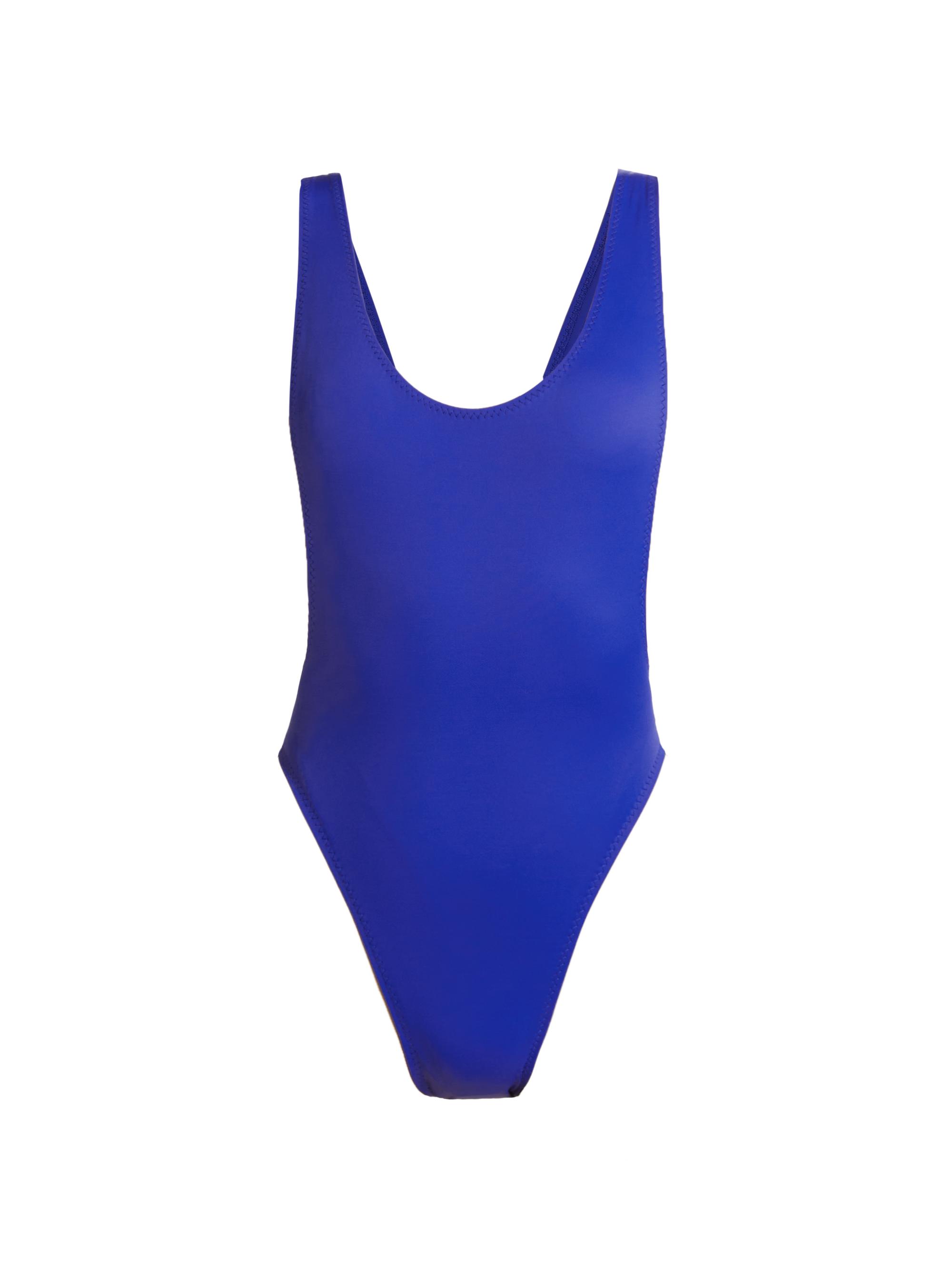 Norma Kamali Women's Marissa One-Piece Swimsuit - Electric Blue