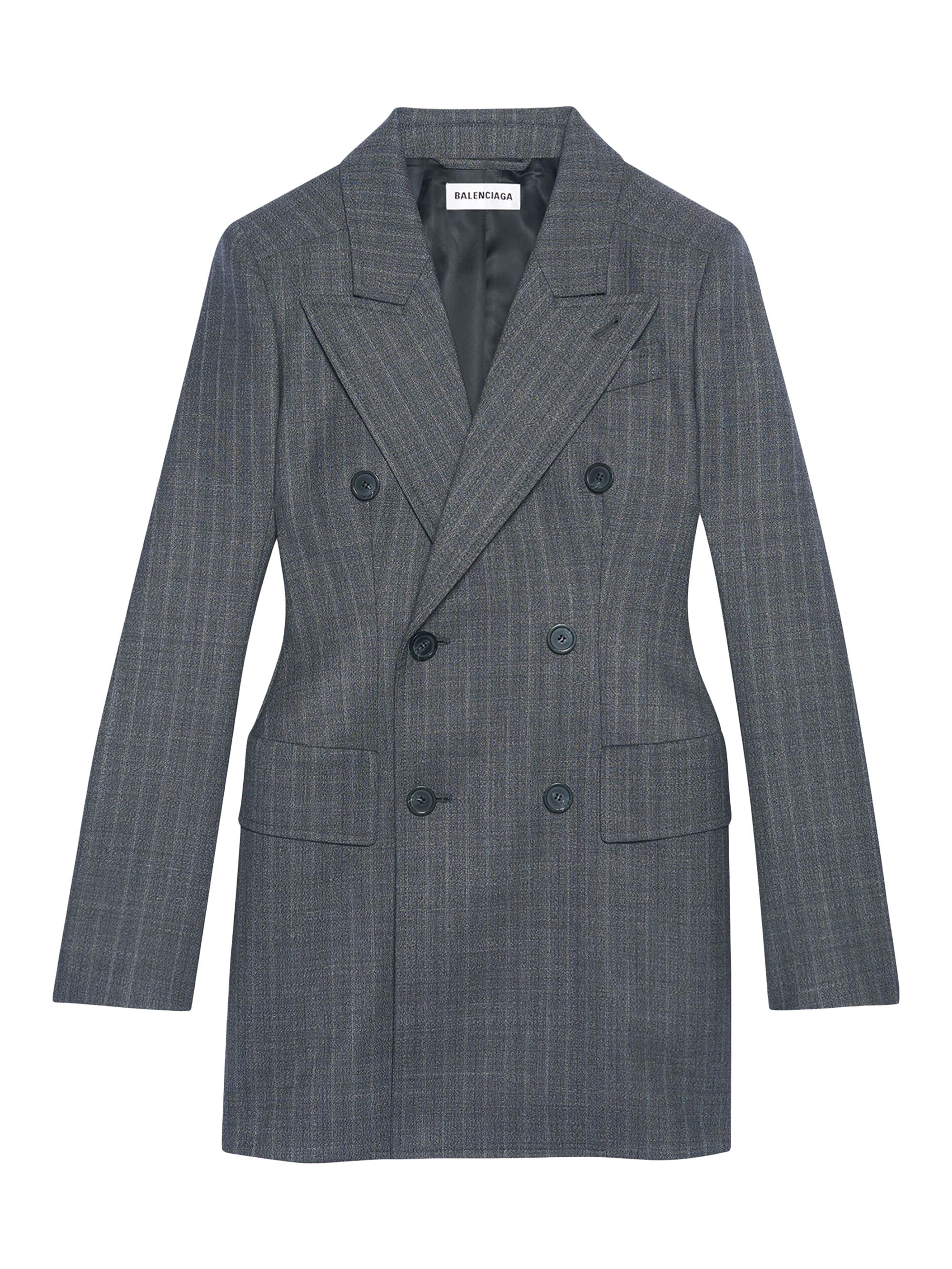 Balenciaga Women's Hourglass Blazer - Grey