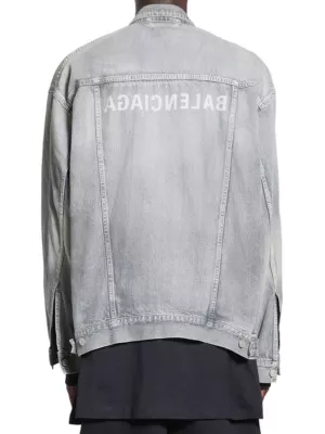 Shop Balenciaga Mirror Oversized Jacket | Saks Fifth Avenue