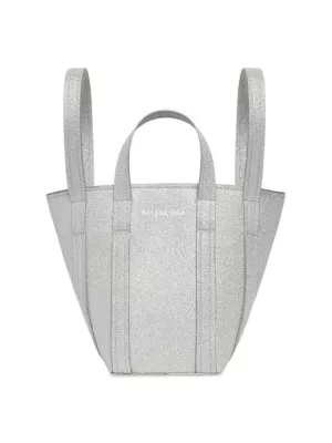 Shop Balenciaga Everyday XS North-South Shoulder Tote Bag Sparkling Fabric  | Saks Fifth Avenue