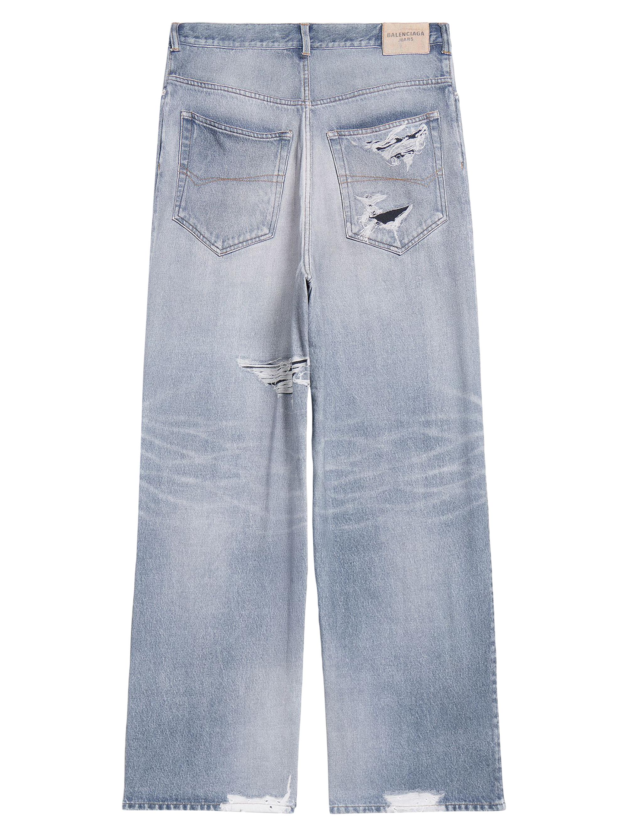 Balenciaga Trompe L'oeil Denim Jeans | Saks Fifth Avenue