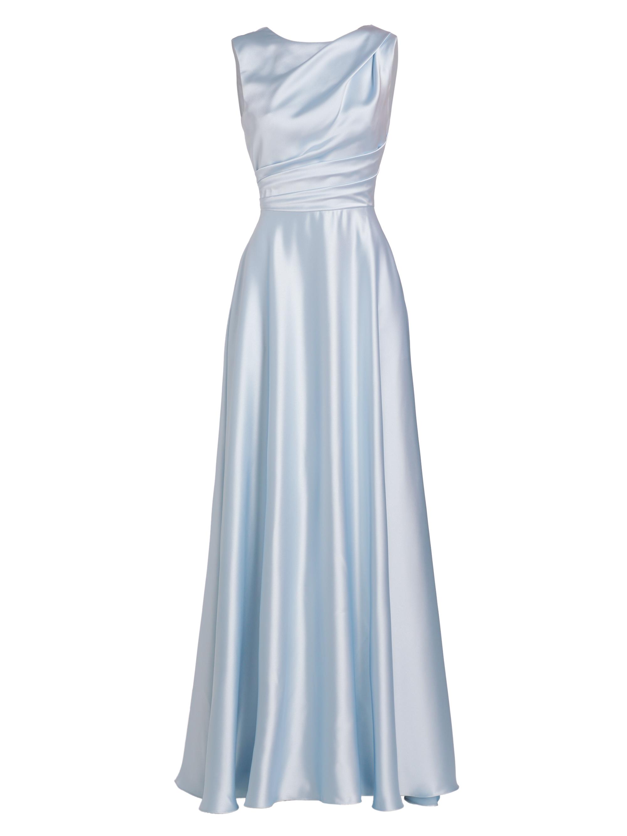 knee length dresses for ladies Laila Boat Neck Maxi Dress Stone Champagne– Selfie Leslie