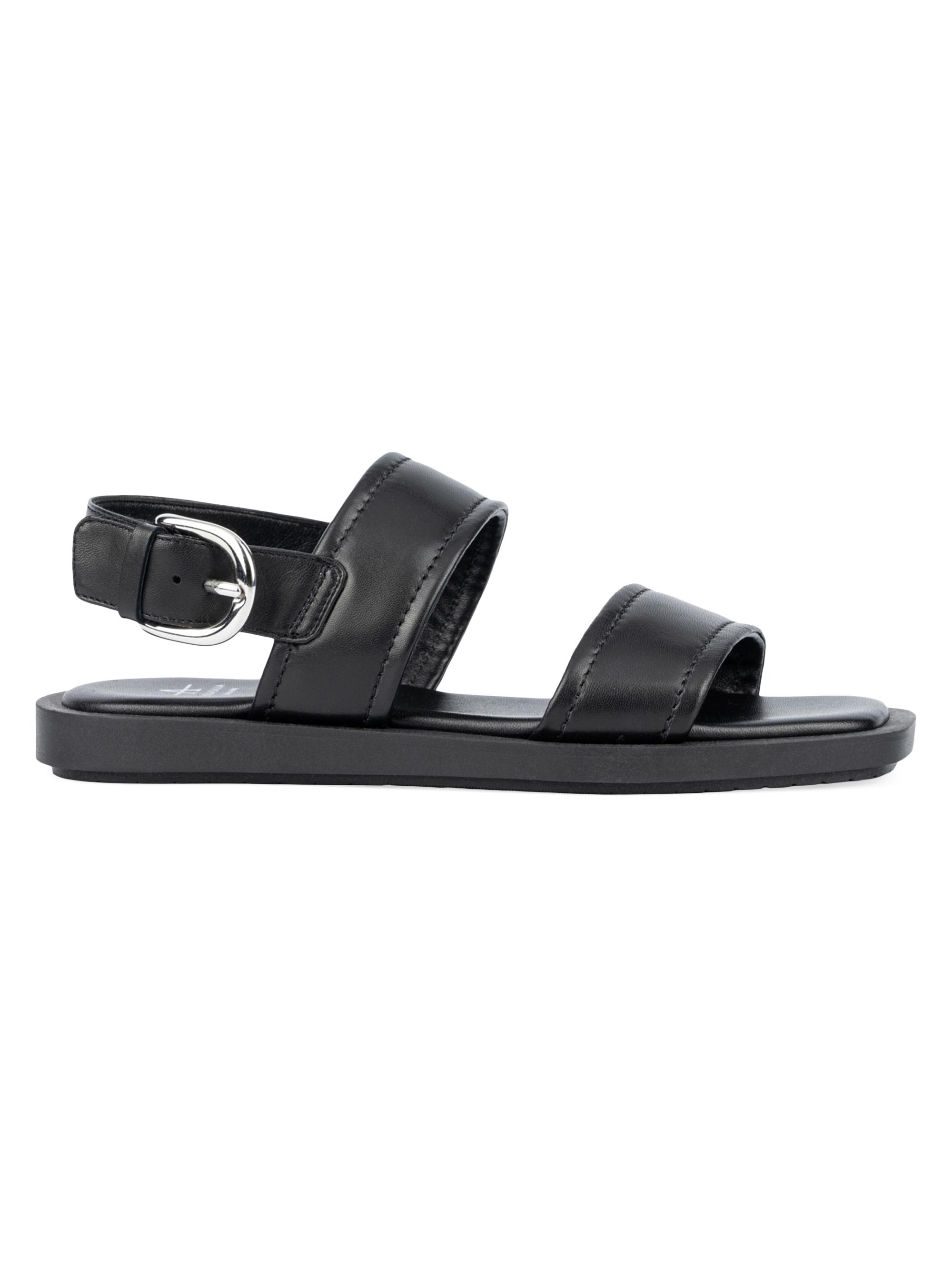 Aquatalia Women's Joni Leather Sandals - Black