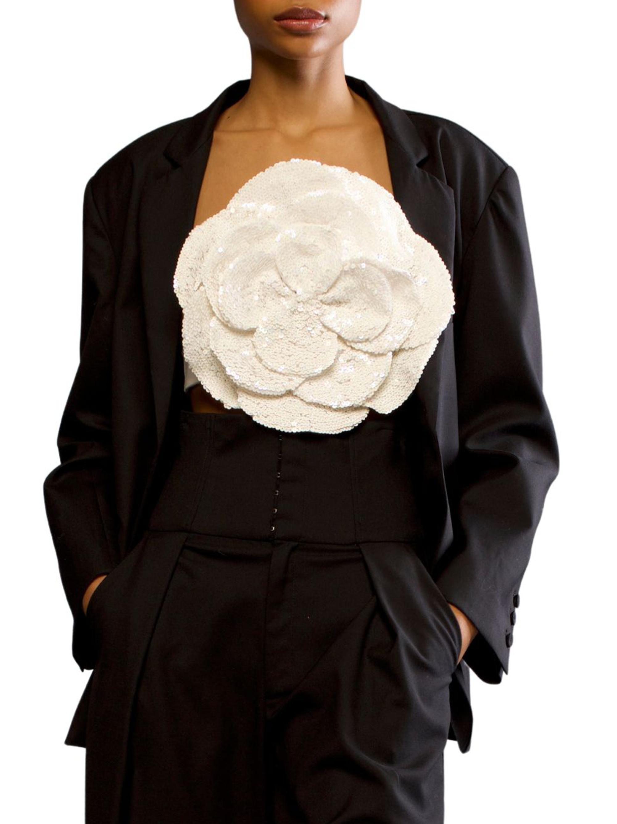 Cynthia Rowley Women's Relaxed Wool Blazer - Black