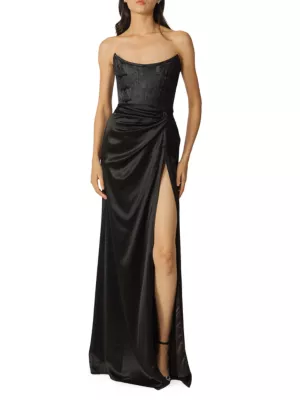 SAU Lee Julia Gown in Black - Size 2