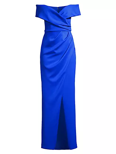Eve Prisma Off-the-Shoulder Gown