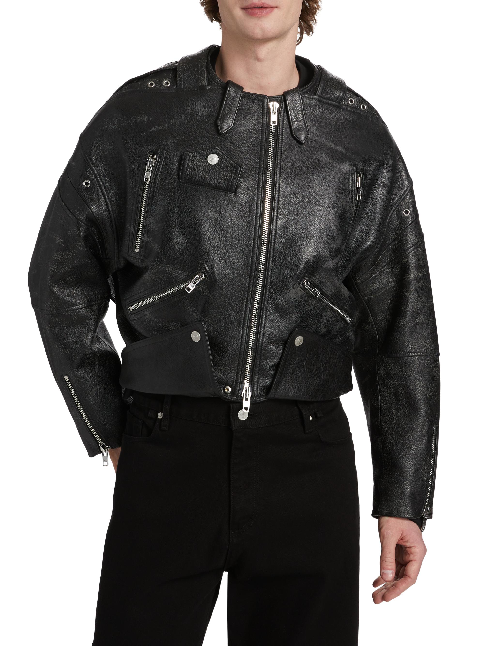 EZR Leather Biker Jacket | Saks Fifth Avenue