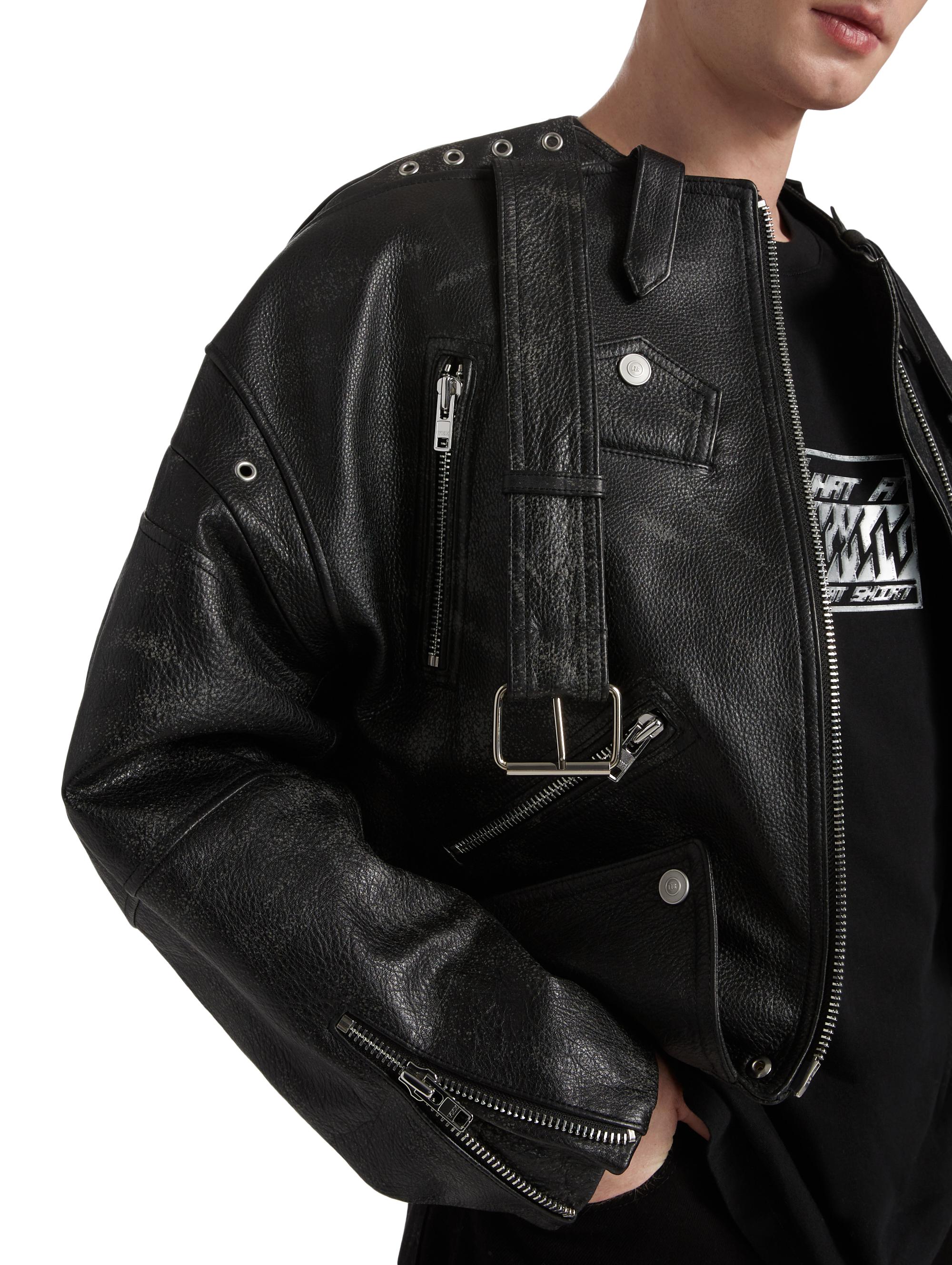 【YZERR着用】 BREATH LEATHER JACKET BREATH Jacket, worn by YZERR 【YZERR着用】BREATH COATING SHIRT JACKET