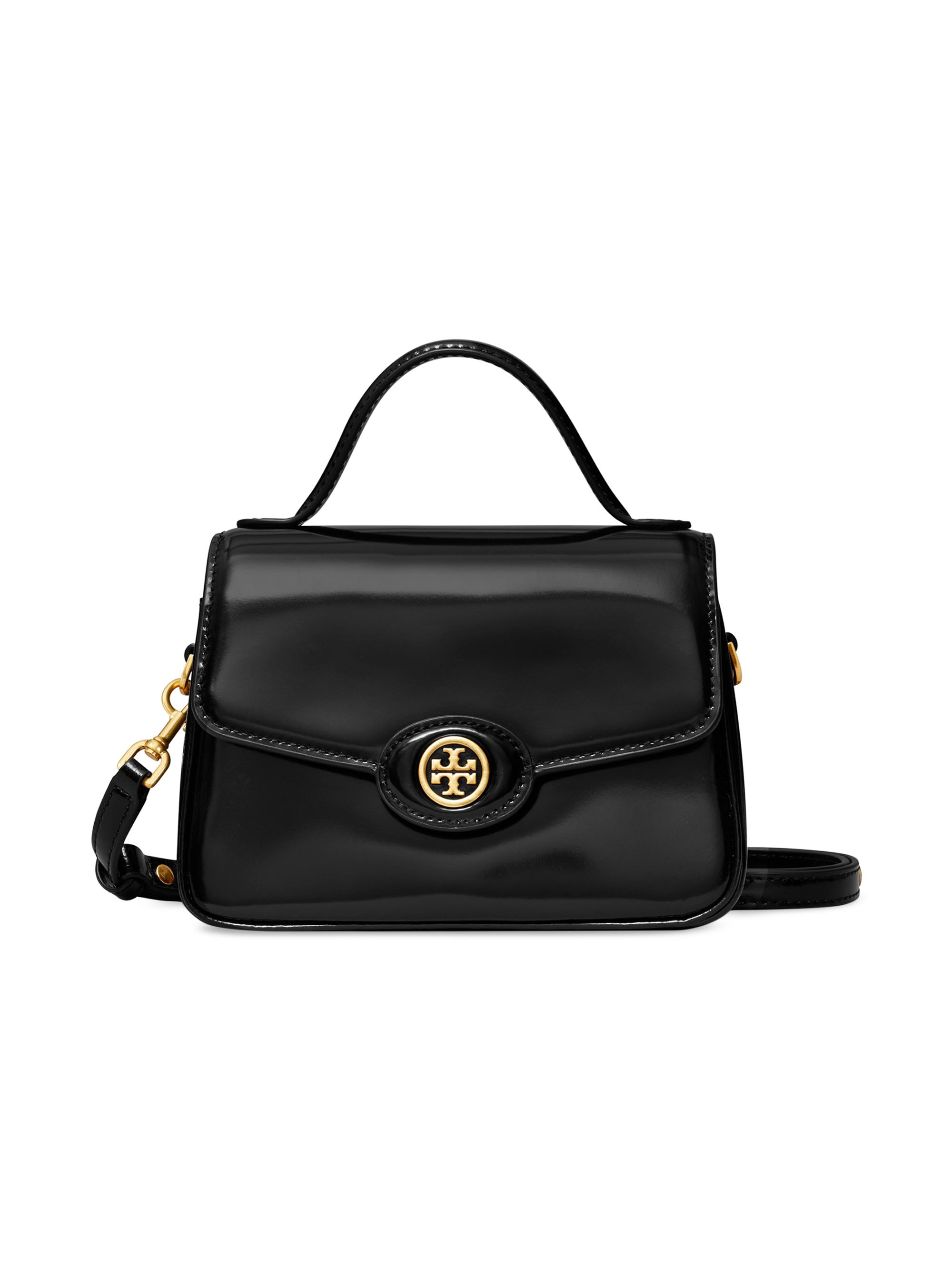 Tory Burch Small Robinson Leather Top Handle Bag | Saks Fifth Avenue
