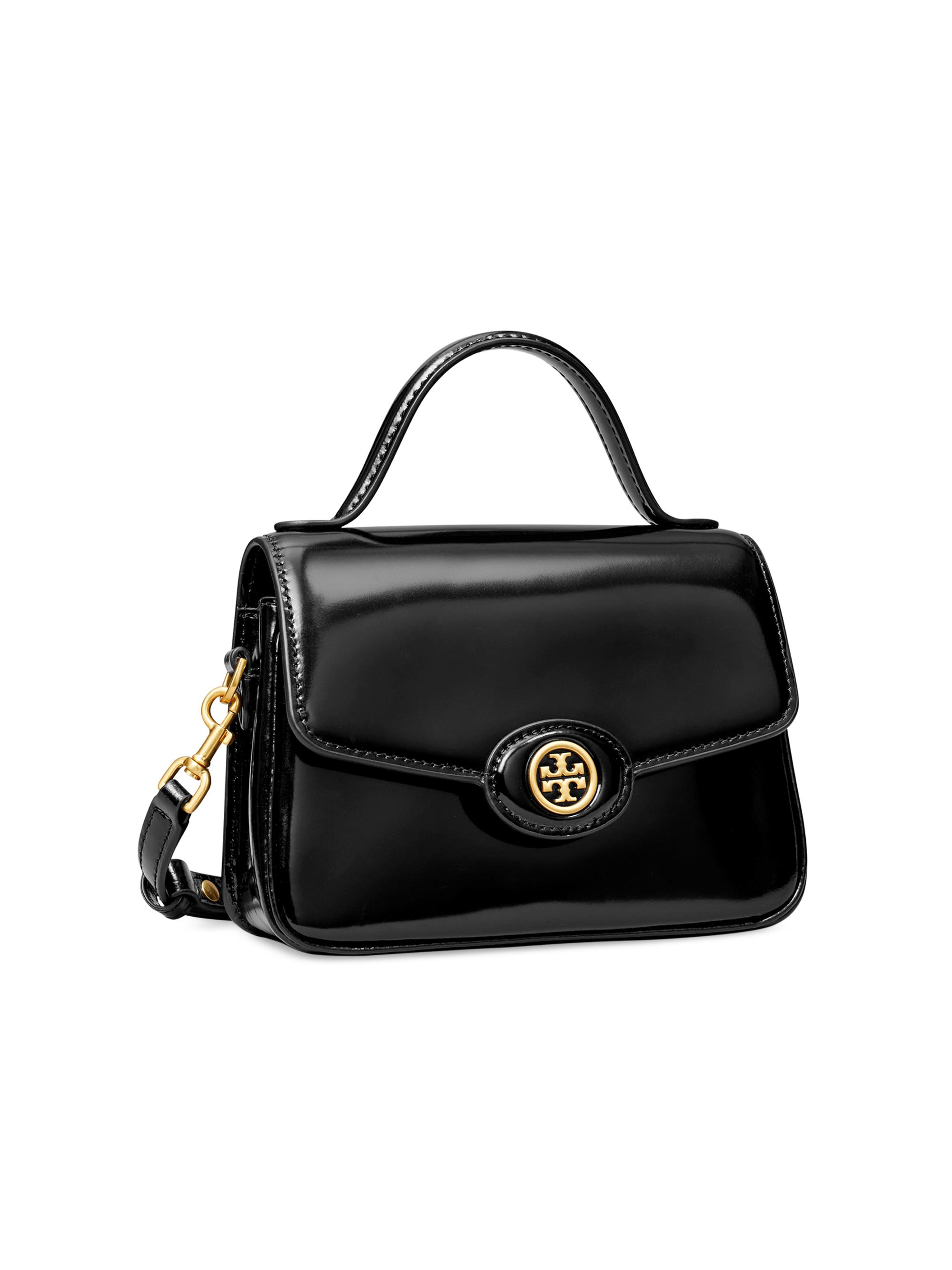 Tory Burch Small Robinson Leather Top Handle Bag | Saks Fifth Avenue
