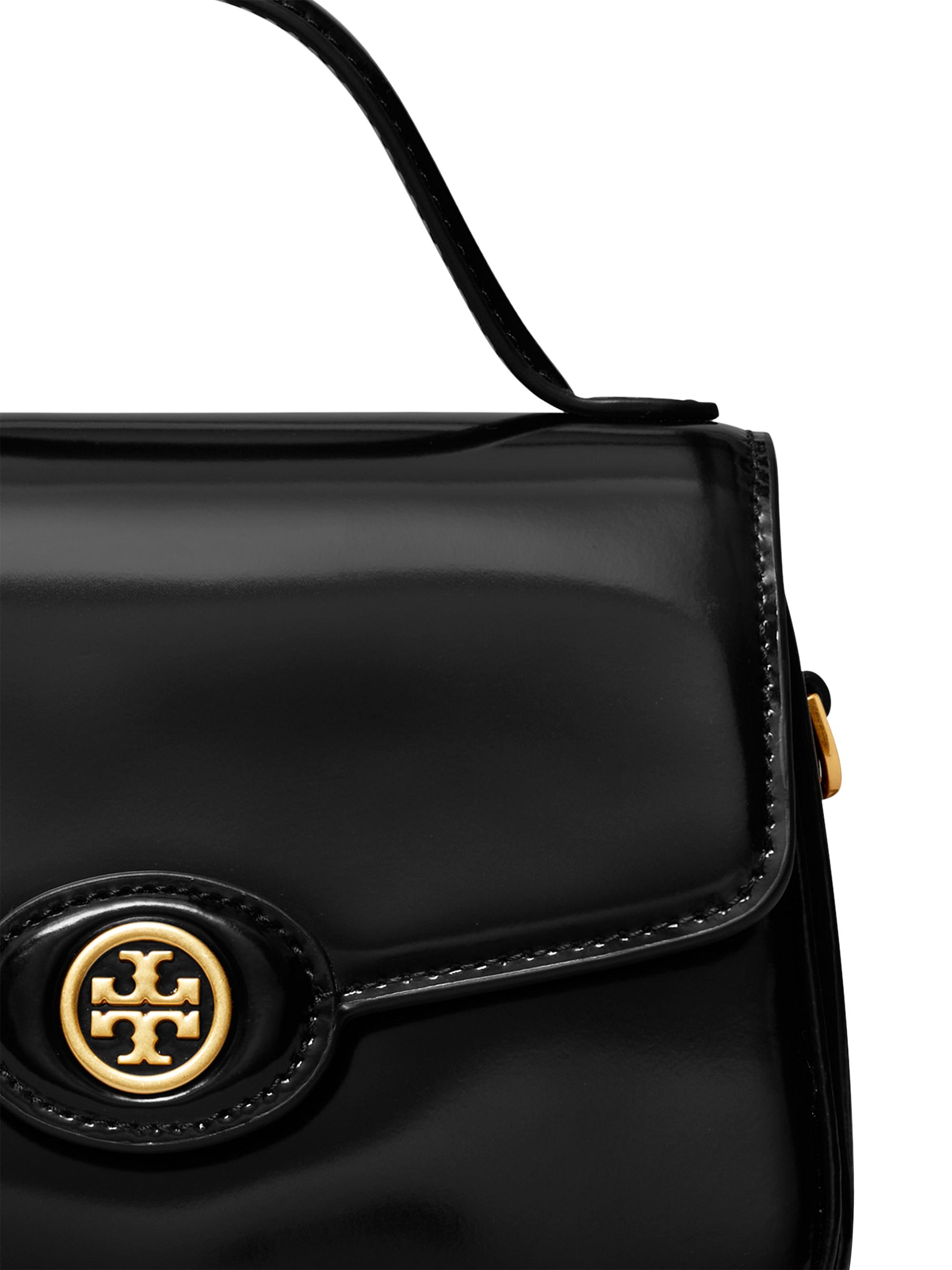 Tory Burch Small Robinson Leather Top Handle Bag | Saks Fifth Avenue