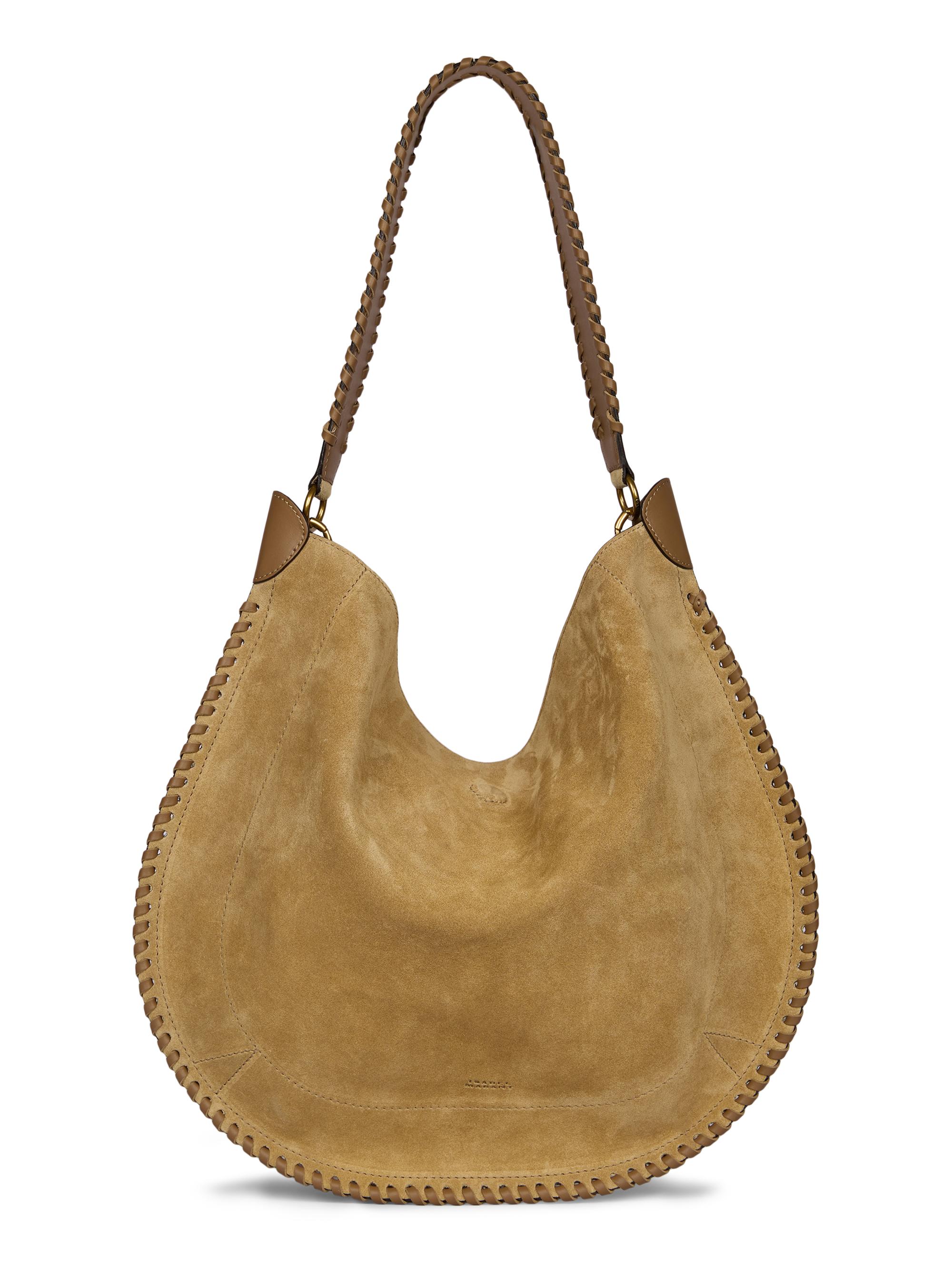 Isabel Marant Women's Oskan Suede Leather Hobo Bag - Sand