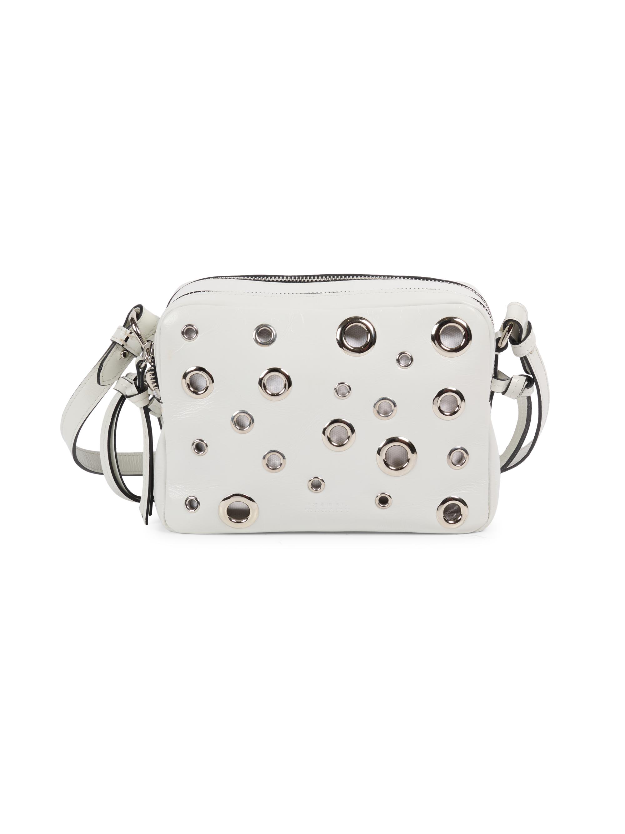 Isabel Marant Women's Wardy Leather Camera Bag - White