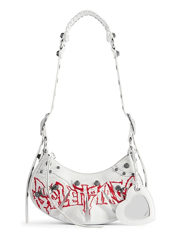Shop Balenciaga Le Cagole XS Shoulder Bag In DIY Metal Shop Balenciaga Le Cagole XS Shoulder Bag In DIY Metal