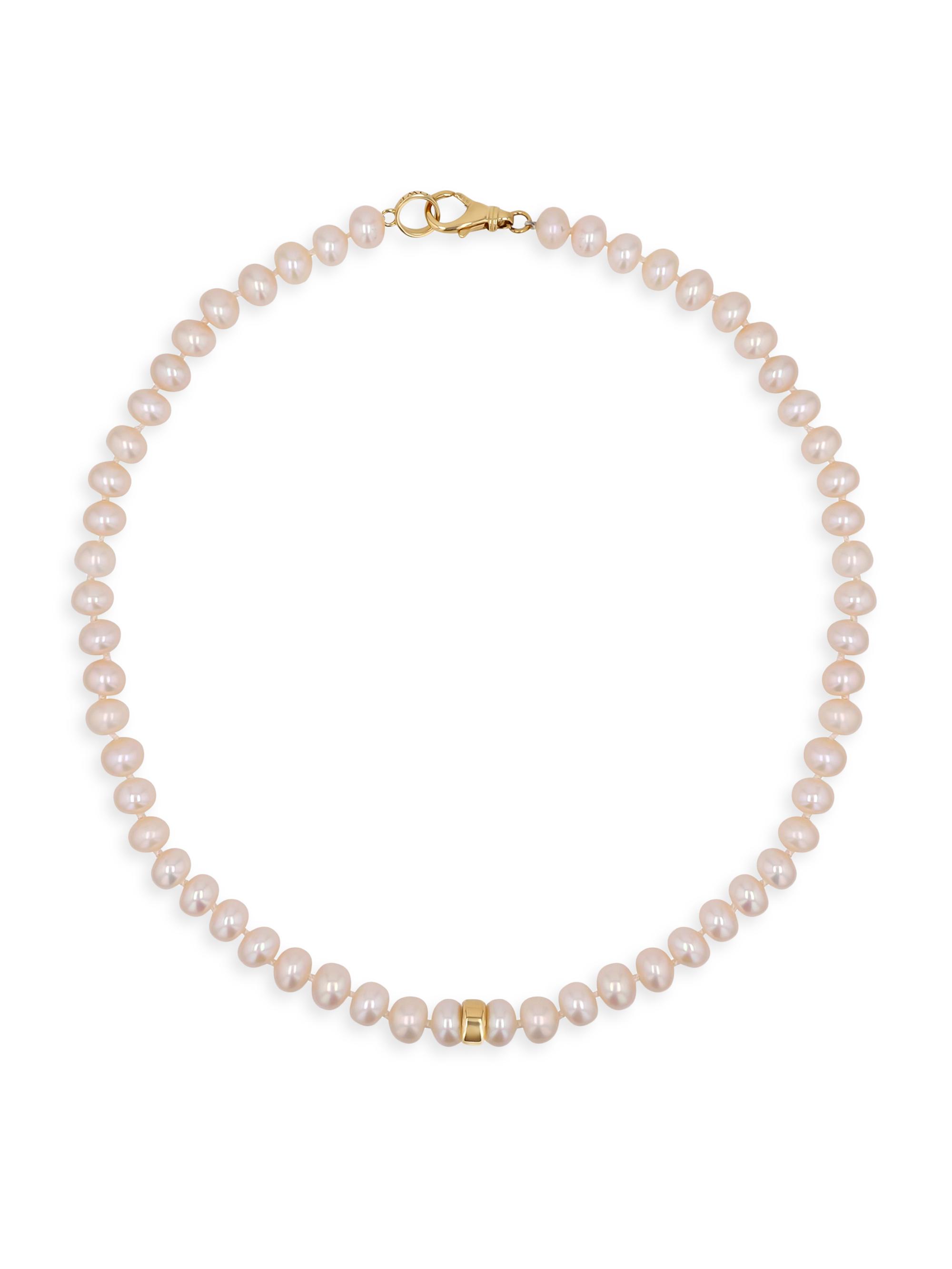 Sheryl Lowe Women's 14K Yellow Gold & Freshwater Pearl Necklace - Gold