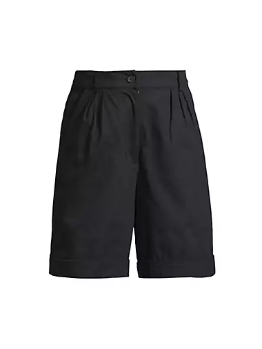 Roma Campania Pleated Shorts