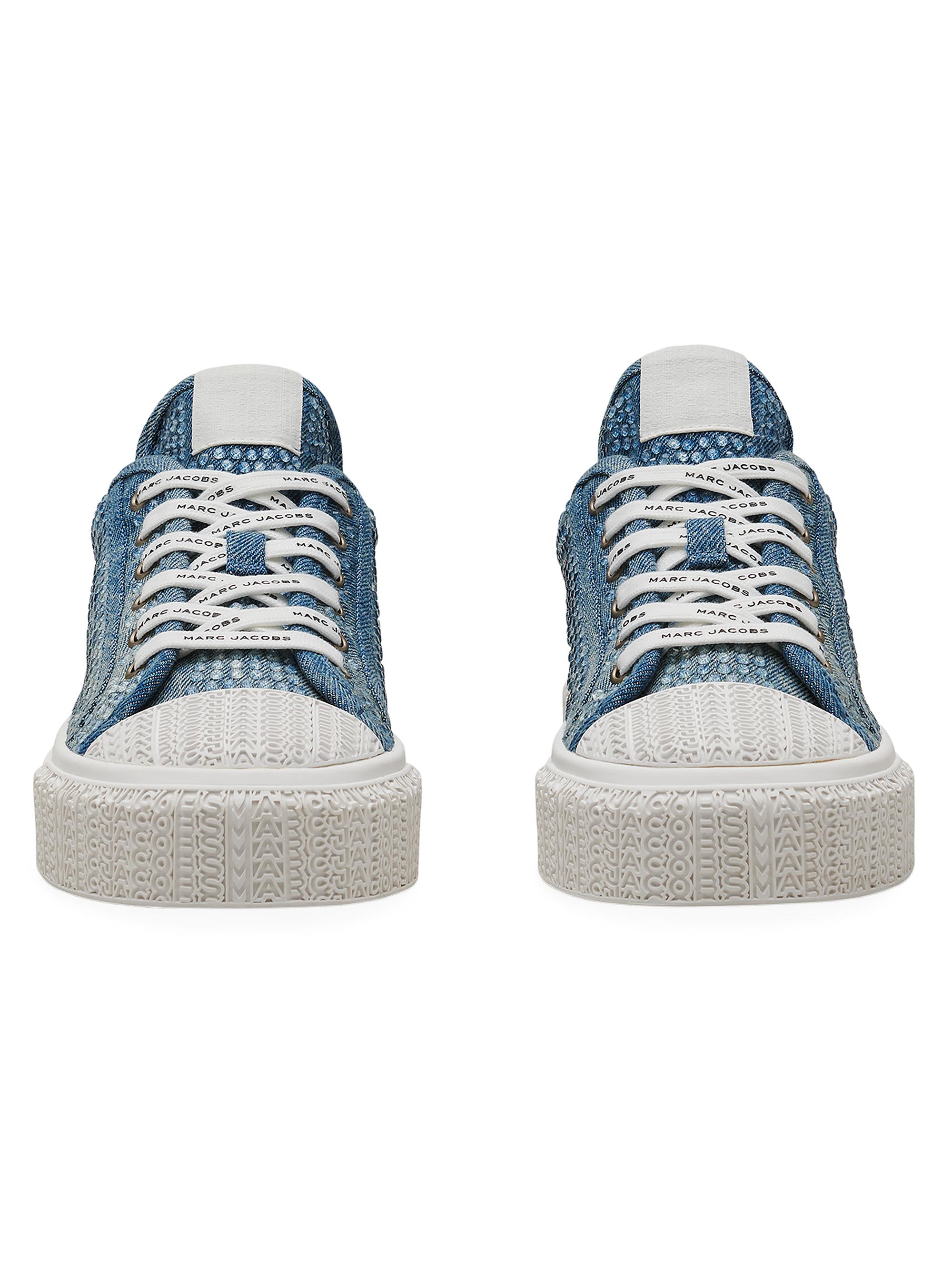 Marc Jacobs The Crystal Denim Sneakers | Saks Fifth Avenue